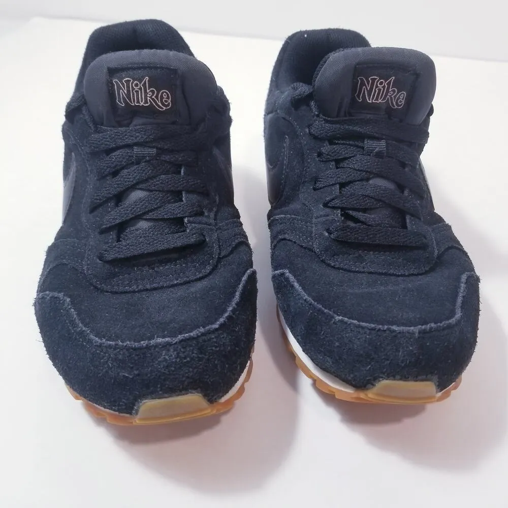 NIKE Black Suede Lace Up Sneakers - Image 5