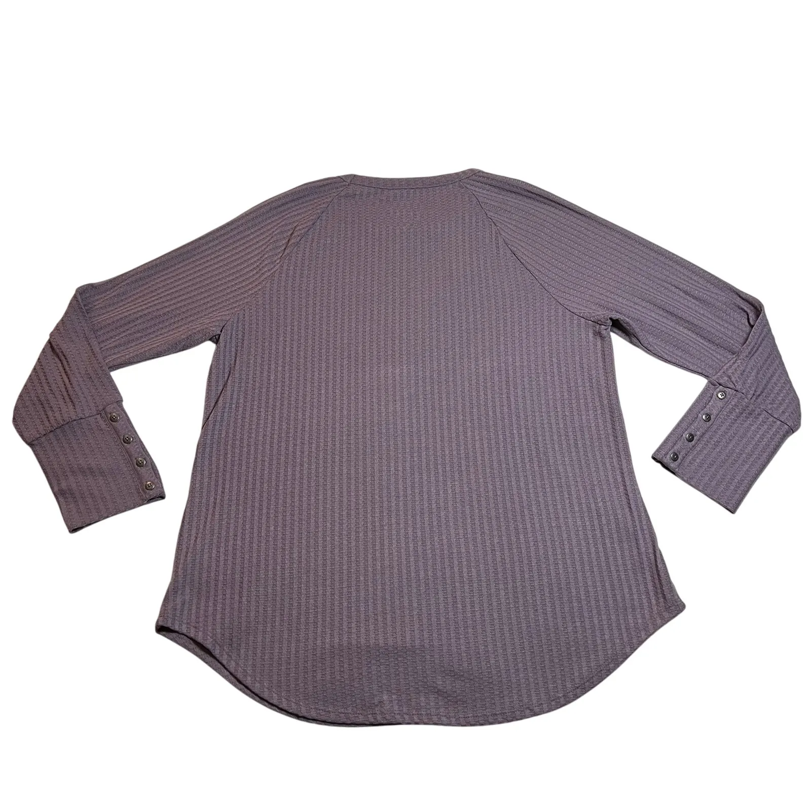 Chaser Crewneck Waffle Knit Long Sleeve Thermal Top Size XXL Casual Colorful - Image 4