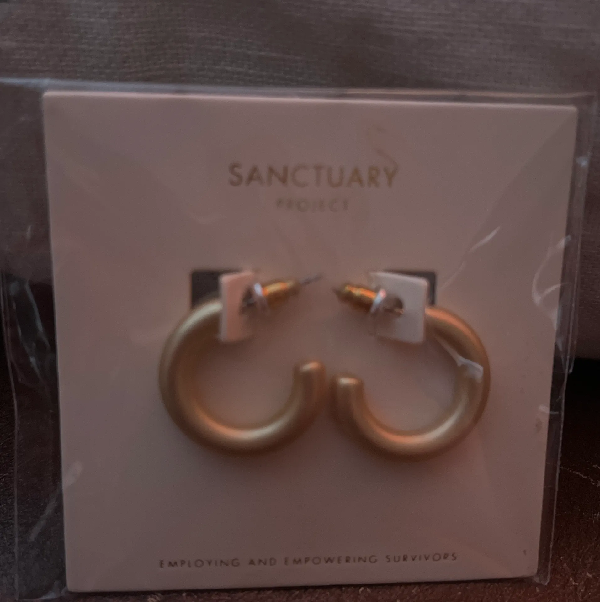 Sanctuary Project Gold Mini Hoop Earrings - Image 2