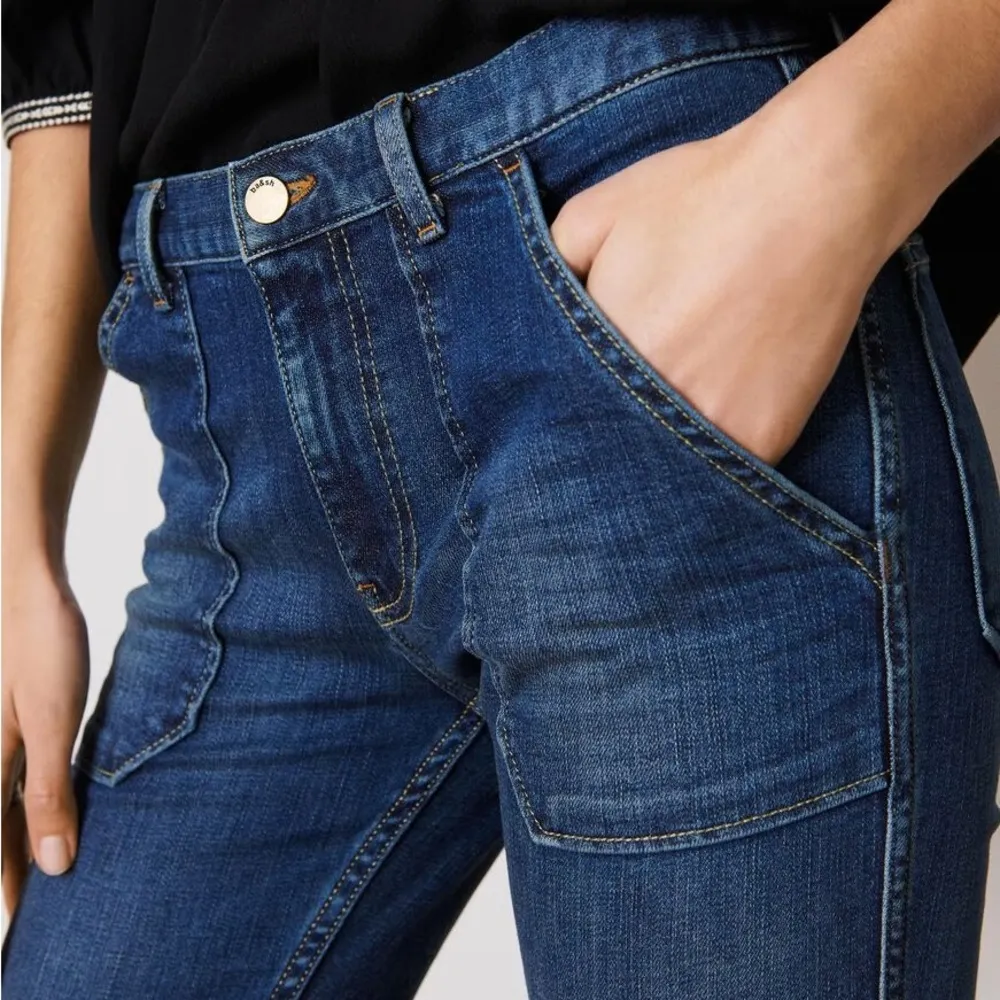 Ba&sh Sally Straight Jeans Handbrushed Blue - Image 3