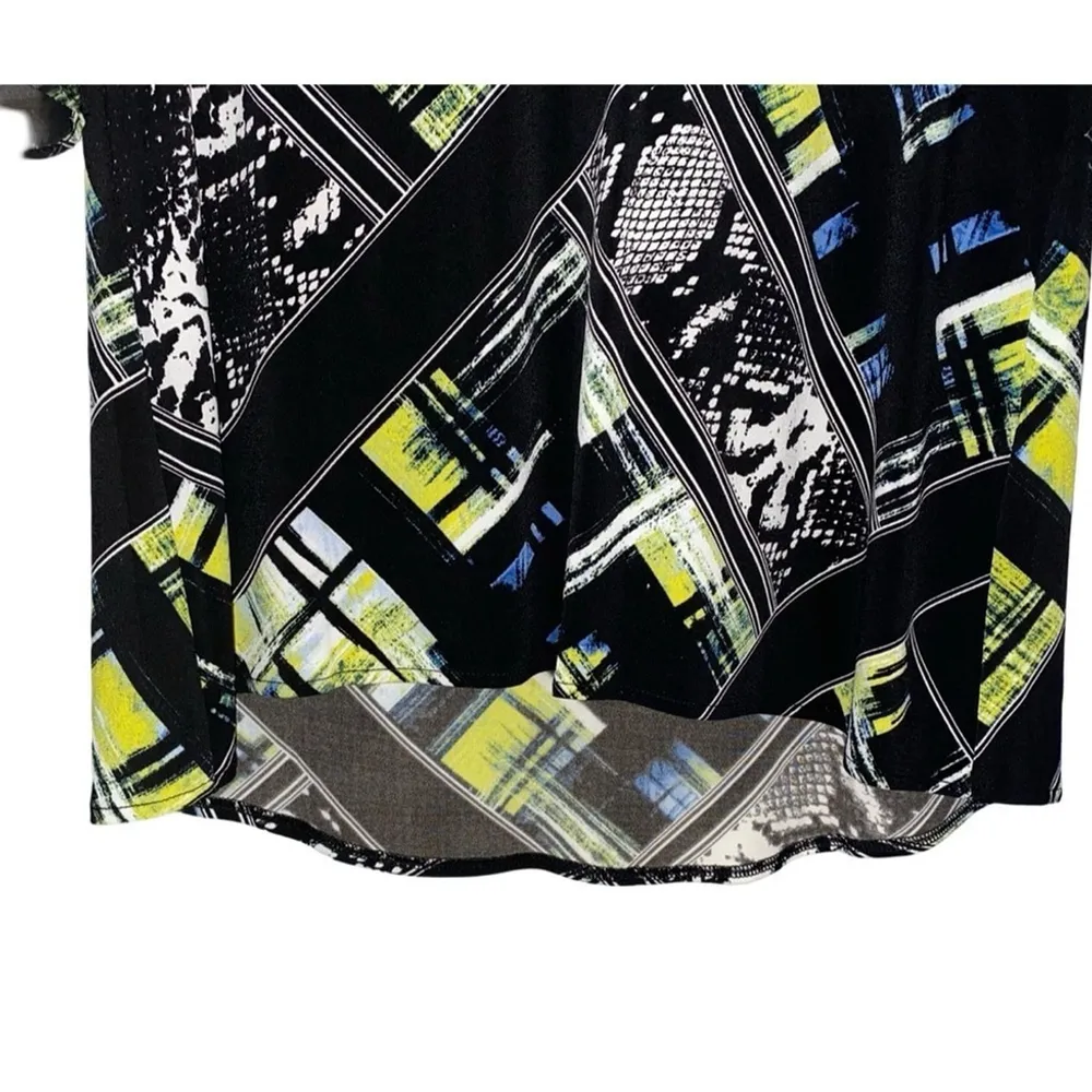 Valerie Stevens Abstract Print Blouse Small - Image 7