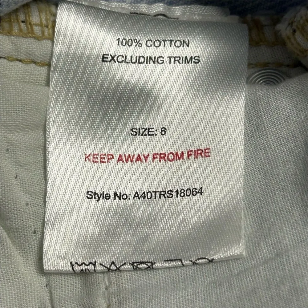 Urban Bliss Women's High Rise Denim Shorts Light Wash Blue Size 4 Casual - Image 5