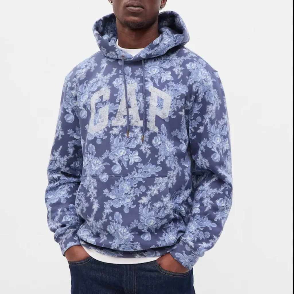 Gap × LoveShackFancy Floral Logo Hoodie- Unisex Medium - Image 10