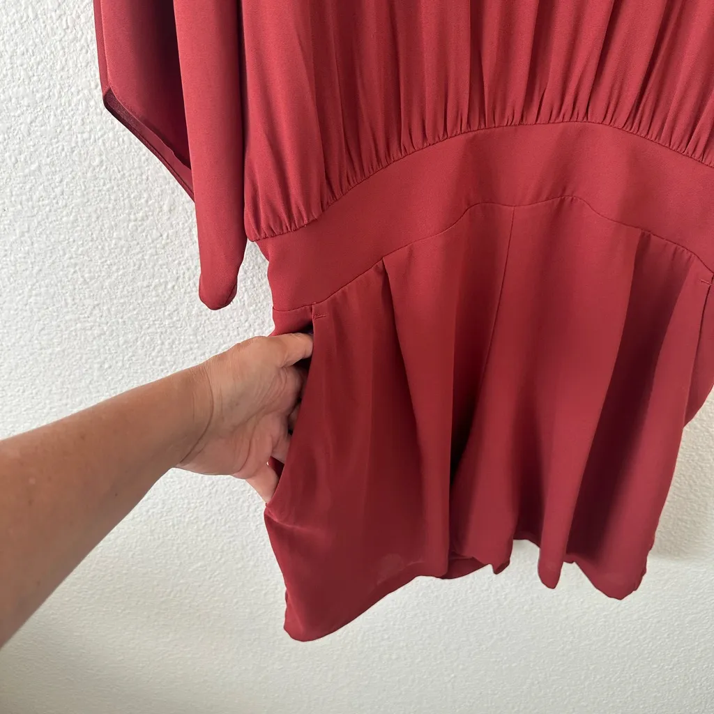 White House Black Market Burgundy jumpsuits - Image 4