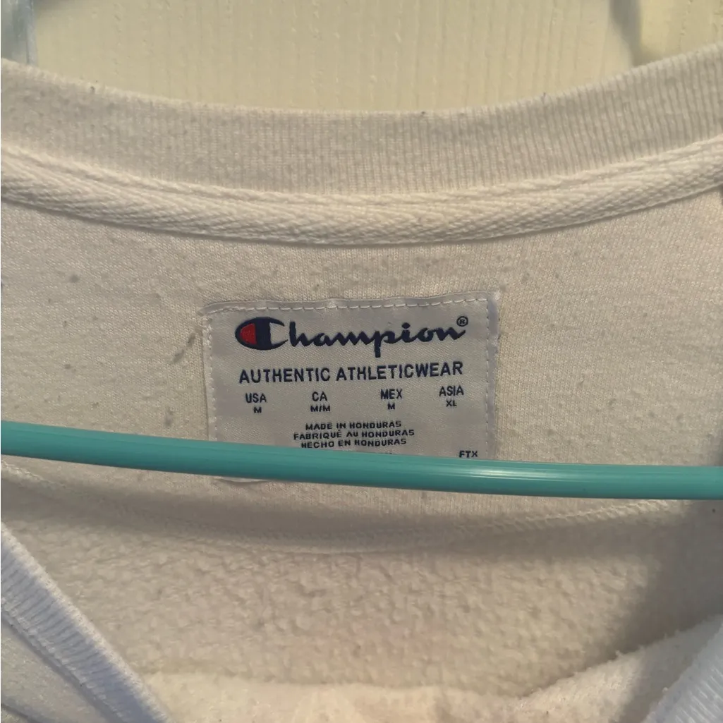 Champion Women's White Crew Neck Sweater - Image 2
