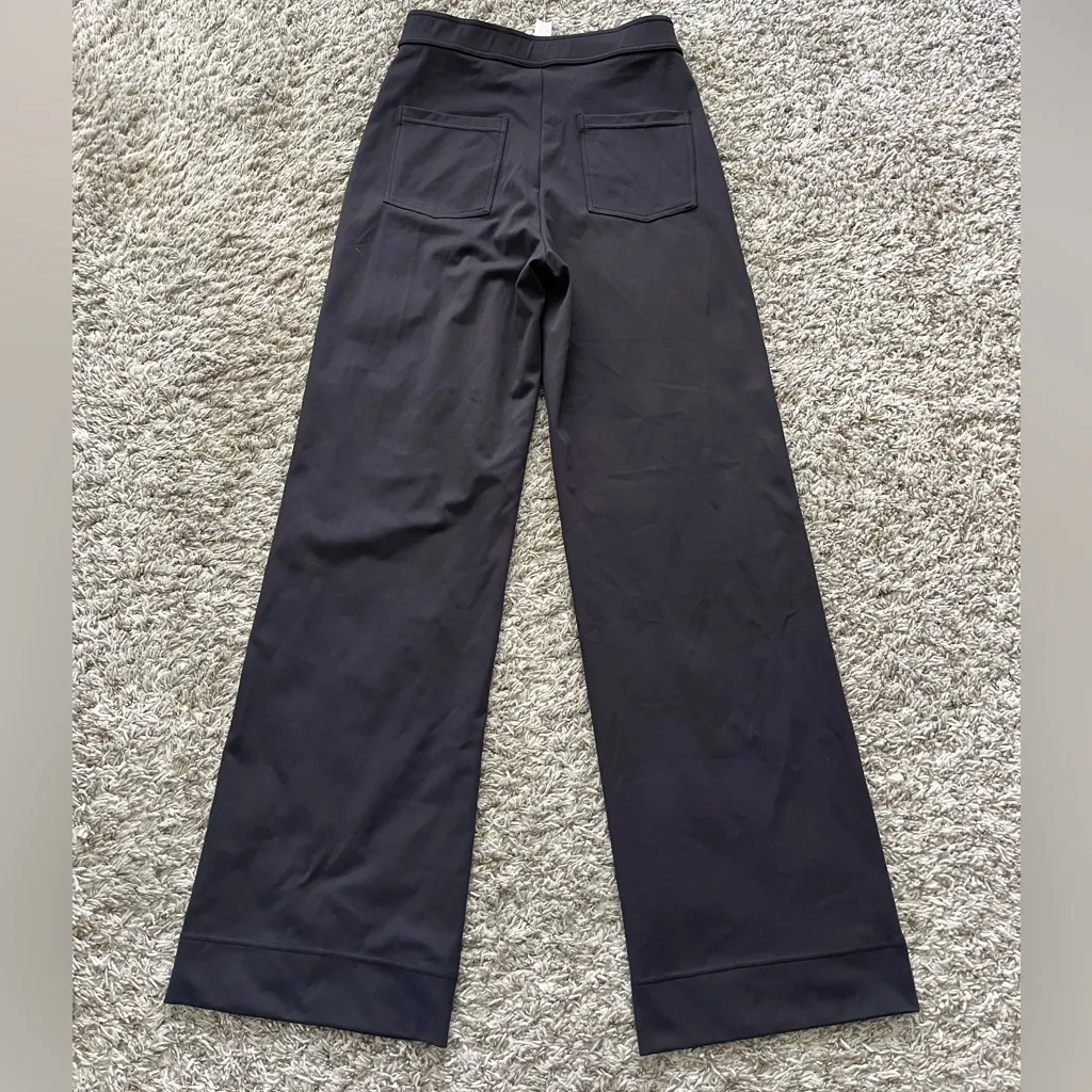 Halara DayStretch High Waisted Pockets Straight Leg Casual Pants Black Women’s S - Image 6