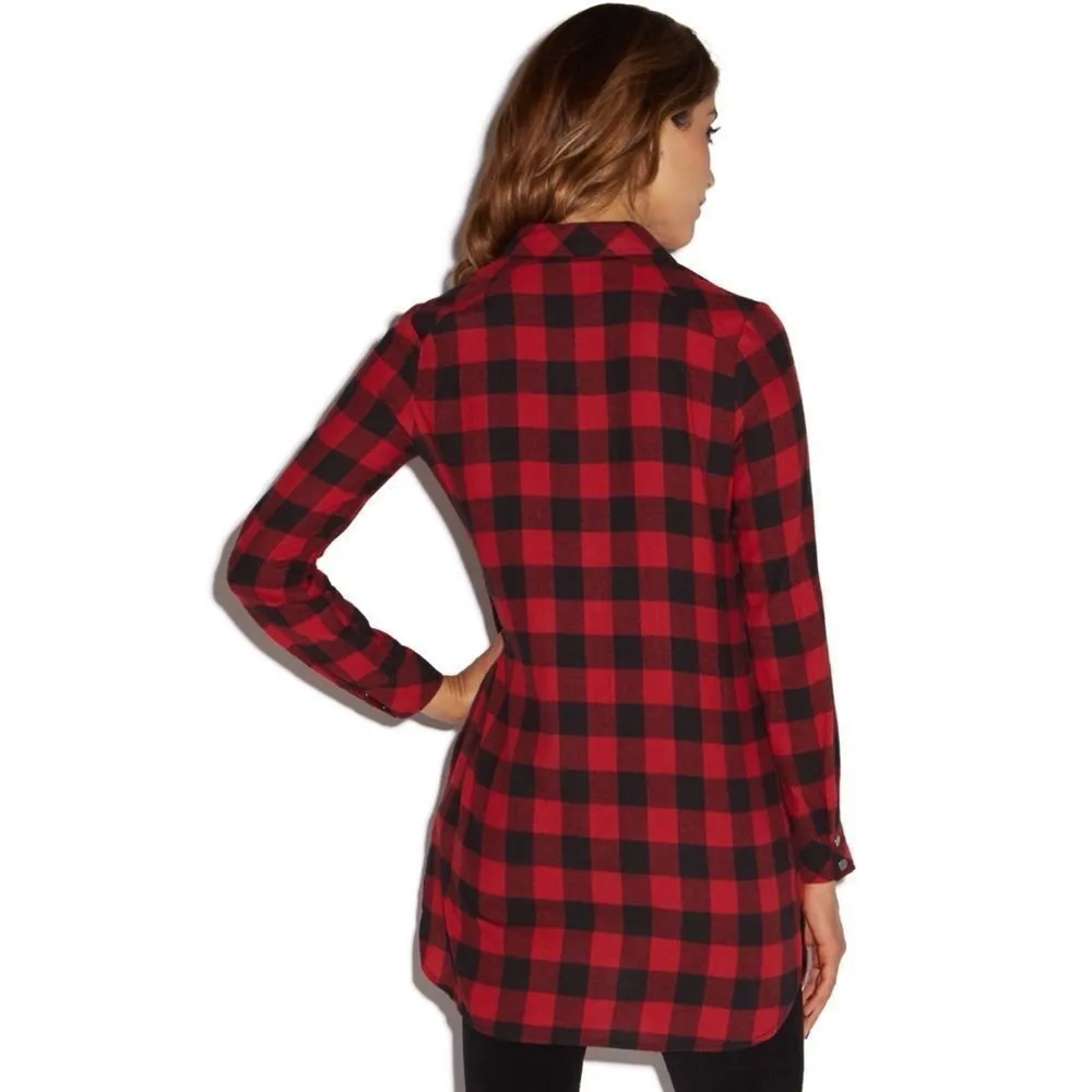 ✨ HP✨LONGLINE FLANNEL TUNIC✨ - Image 3
