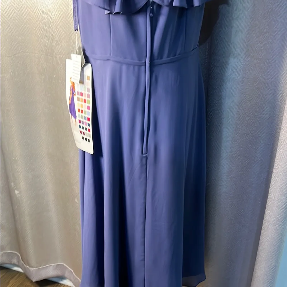 Mori Lee 21704 Flounce Top Bridesmaid Dress size14.                    order(61) - Image 10