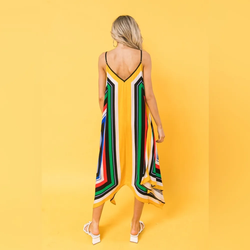 Jealous Tomato SOMEONE YOU LOVED HANKY DRESS Boho Hippie Size Small S - Image 4