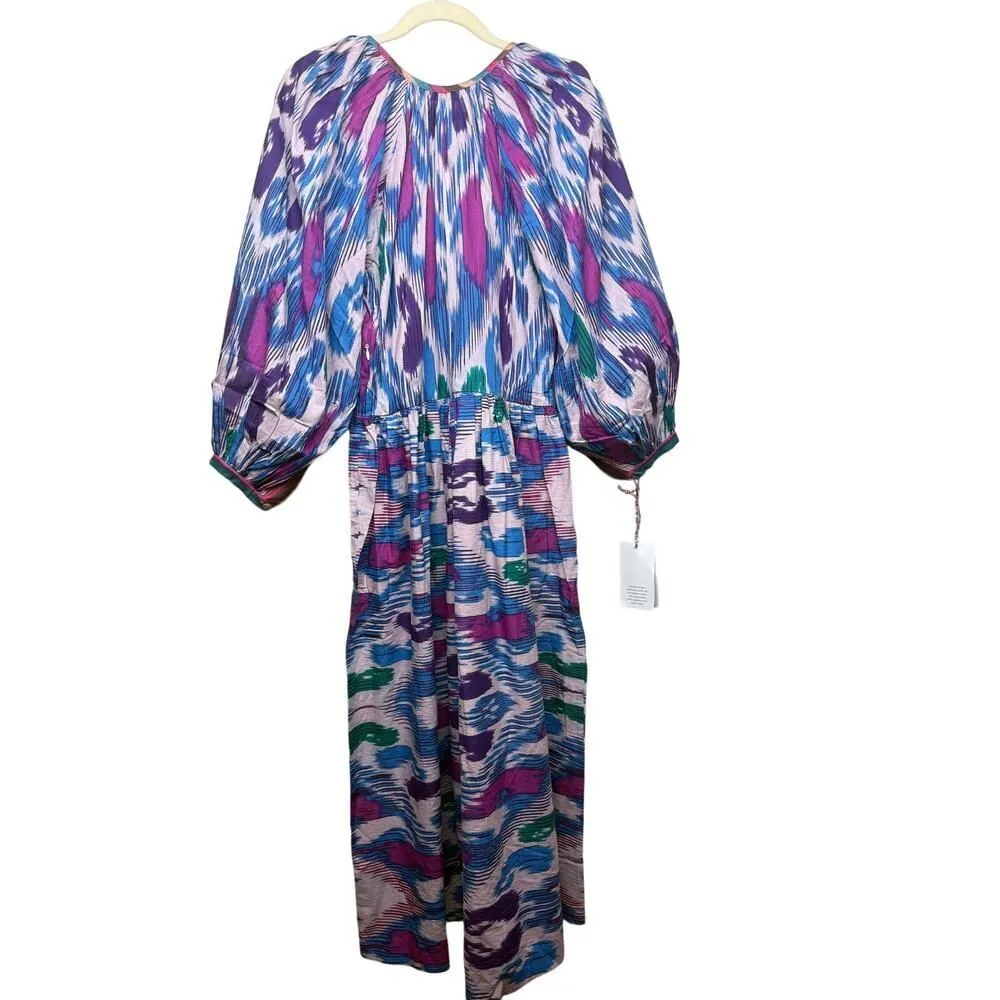 Alix of Bohemia Celeste Oasis Ikat Dress NWT Sz. XS Purple - Image 11