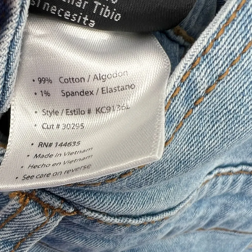 Vivi mini skirt overalls Kancan M light wash casual preppy denim blue one piece Size M - Image 9