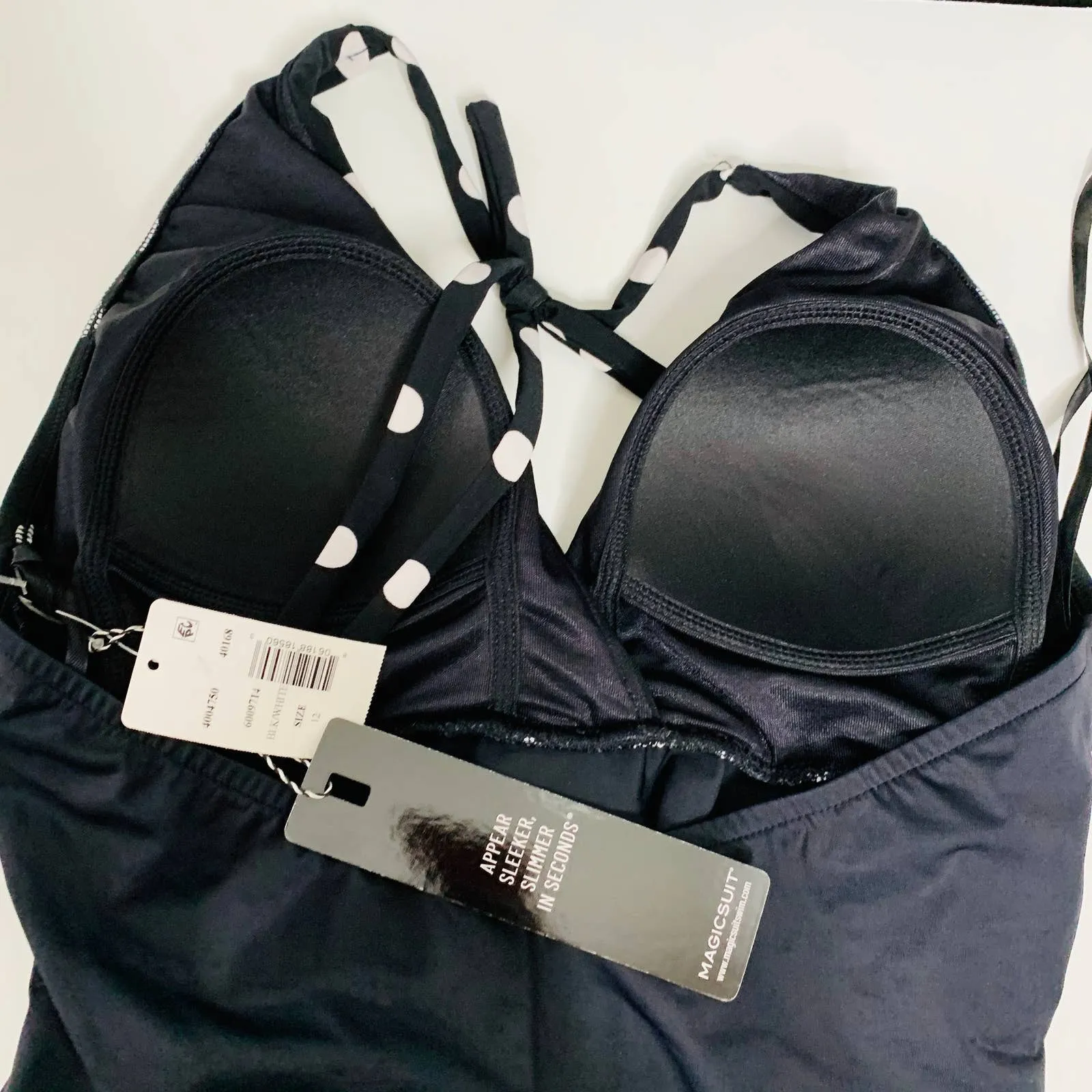 MagicSuit Small Bang Angelina Wire Free One Piece Swimsuit 6009714 Size 12 New Black - Image 9