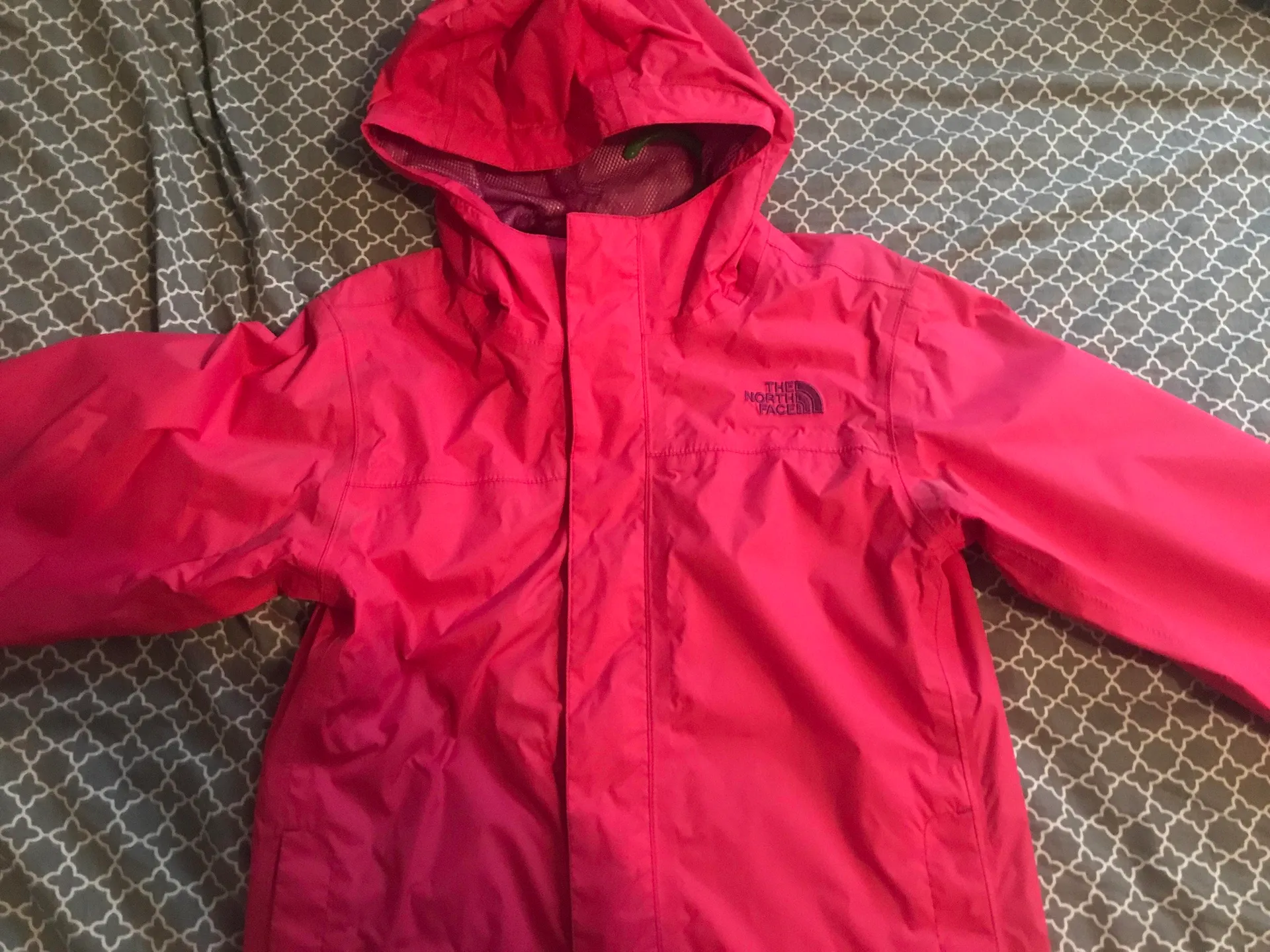 The North Face Pink Rain Jacket - Image 2