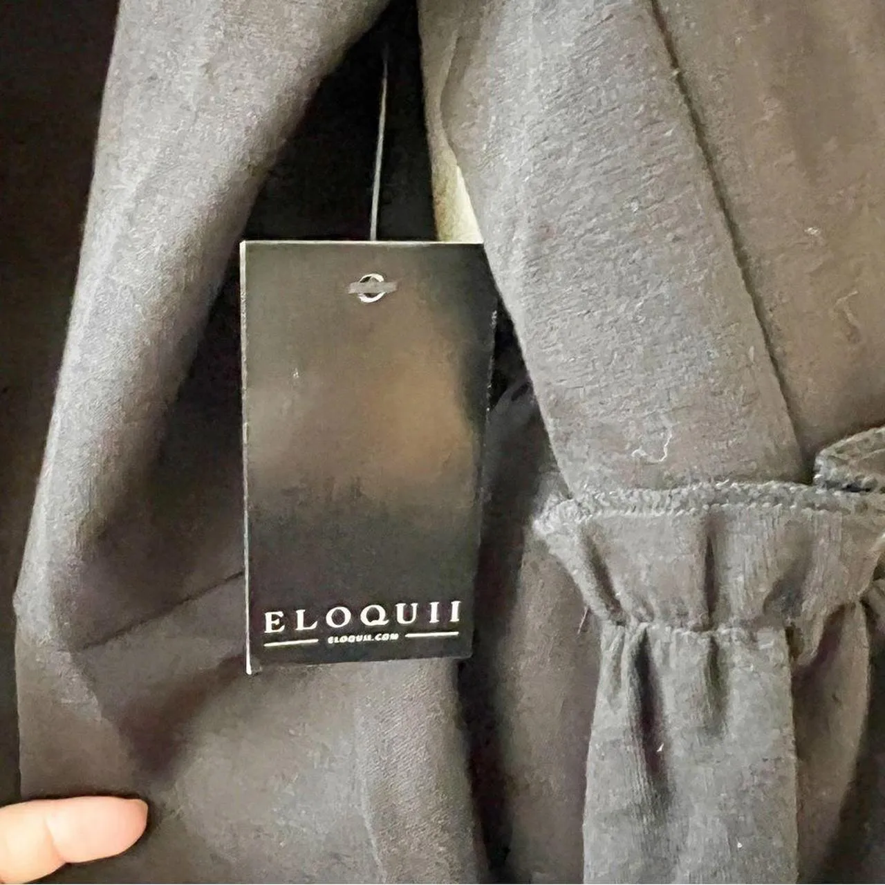 Eloquii  Black Open Front Blazer - Image 5