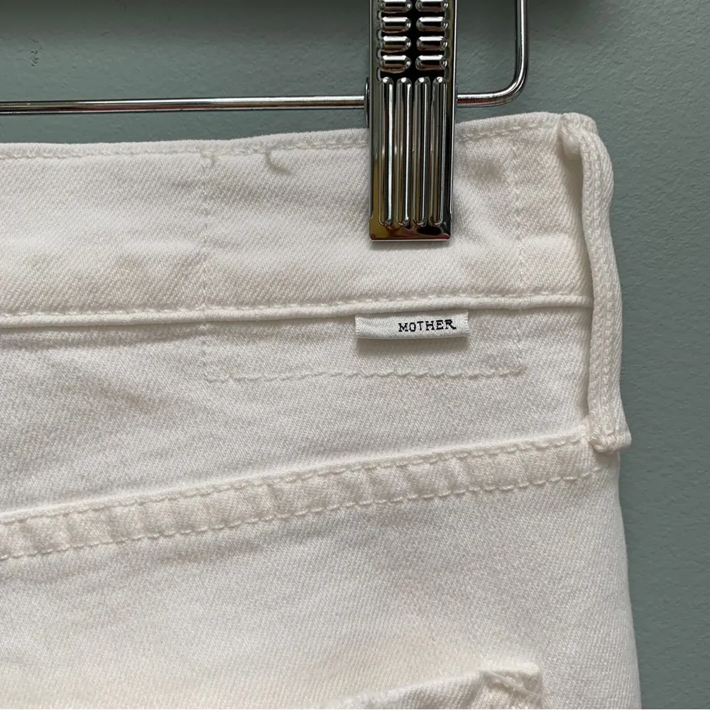 Mother Superior White The Flirt Ankle Chew Almost Innocent Jeans size 25 - Image 11