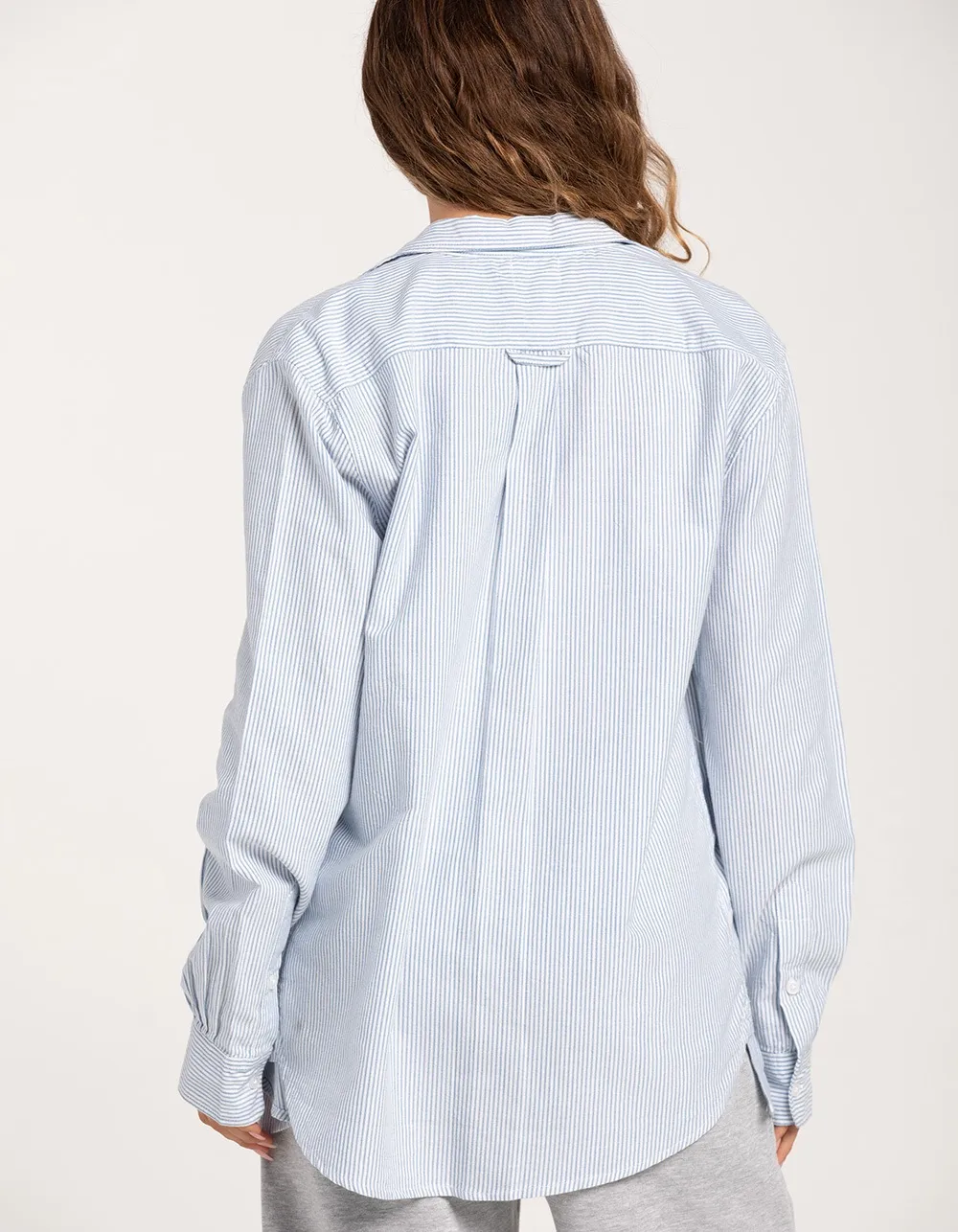 Tilly’s Blue Striped Button Up Shirt - Image 3