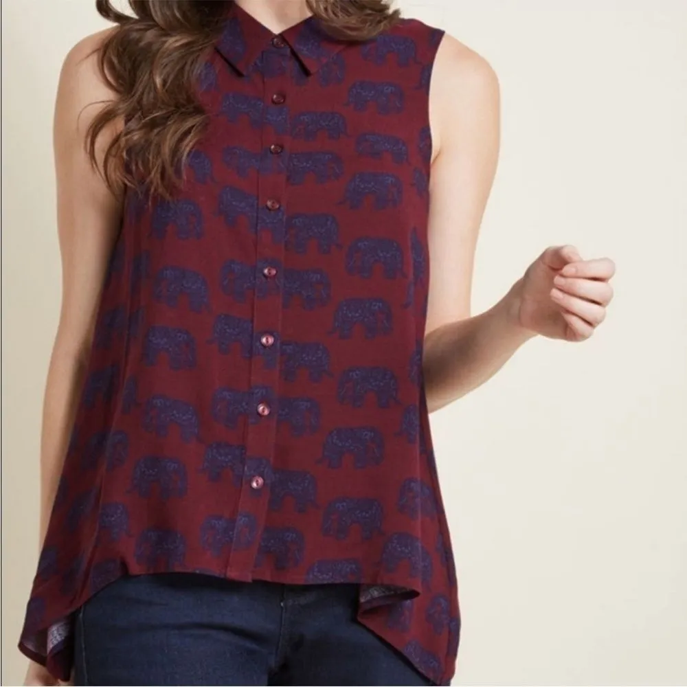 ModCloth xs elephant tank top - Image 7