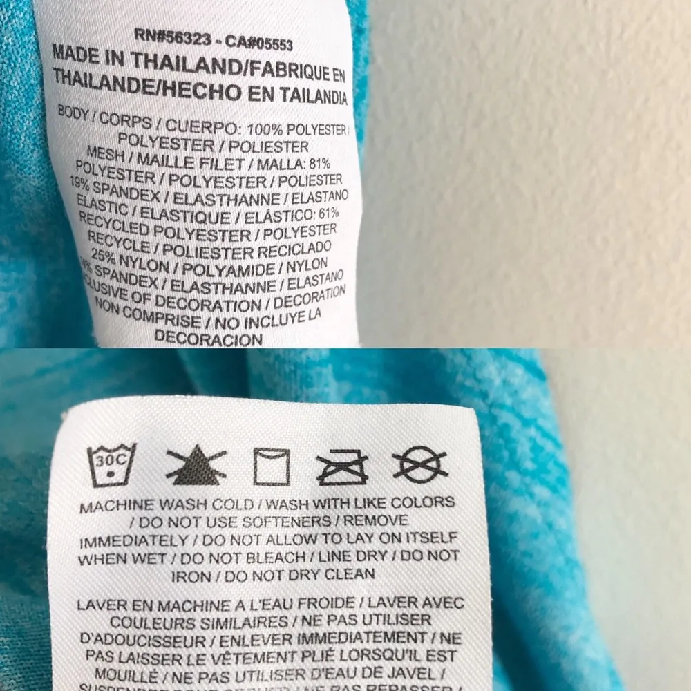 Nike Elastika Dri-Fit Heathered Teal Tank Top S - Image 7