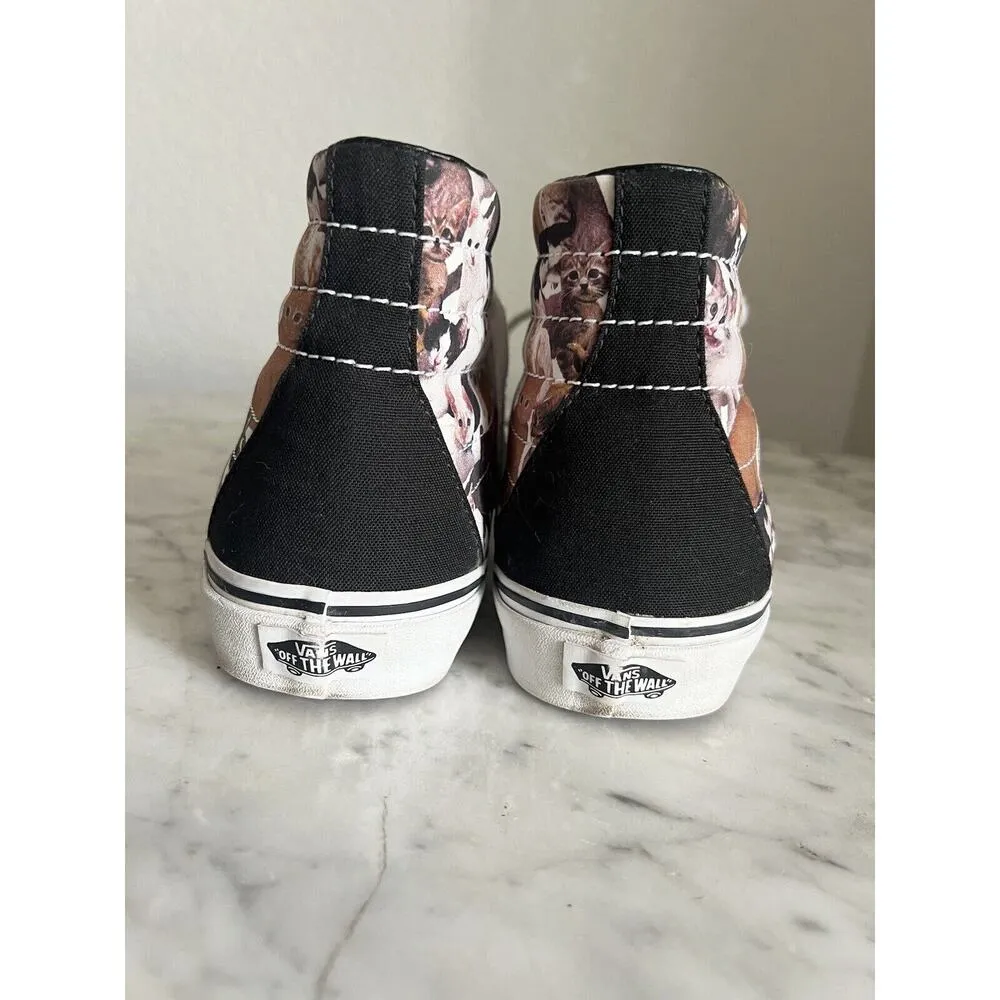 Vans ASPCA Kittens Cats SK8-HI Sneaker Shoes Mens 5 Womens 6.5 Limited Edition - Image 4