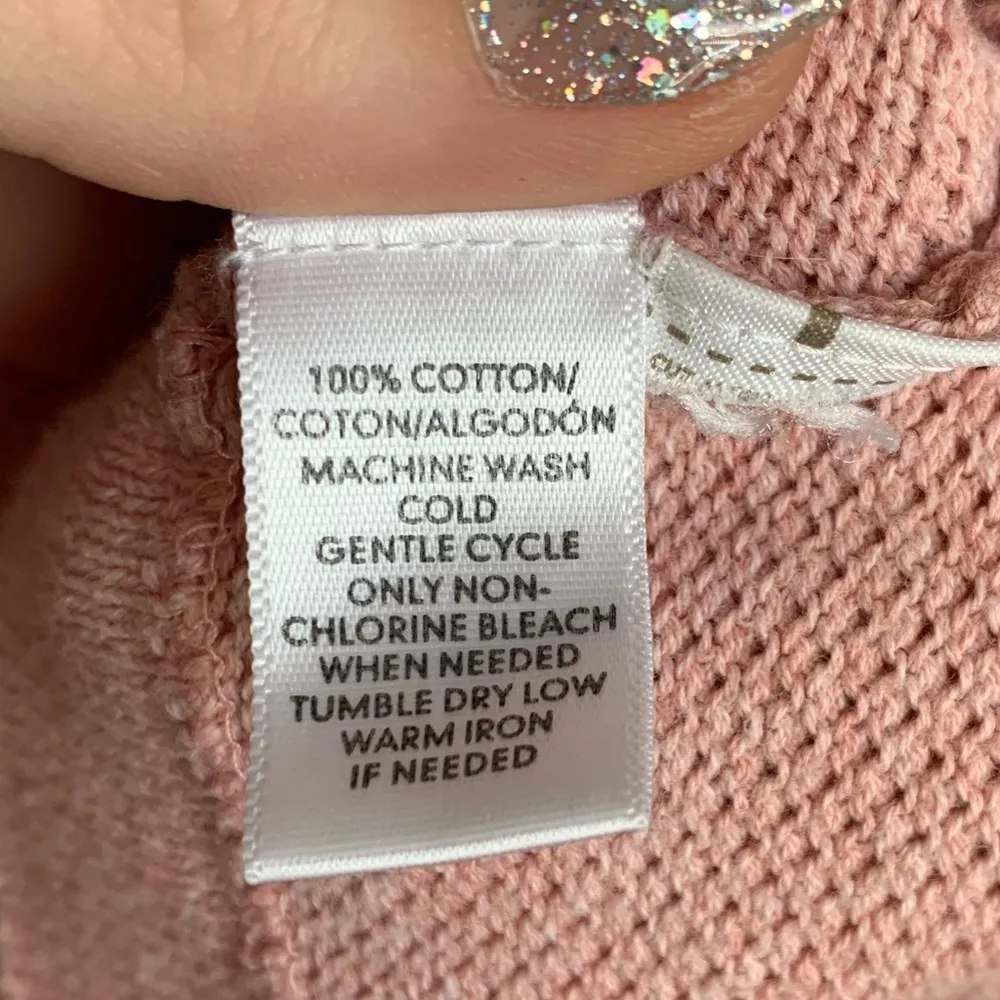 Lou & Grey Pink Open Cardigan Sweater - Image 5