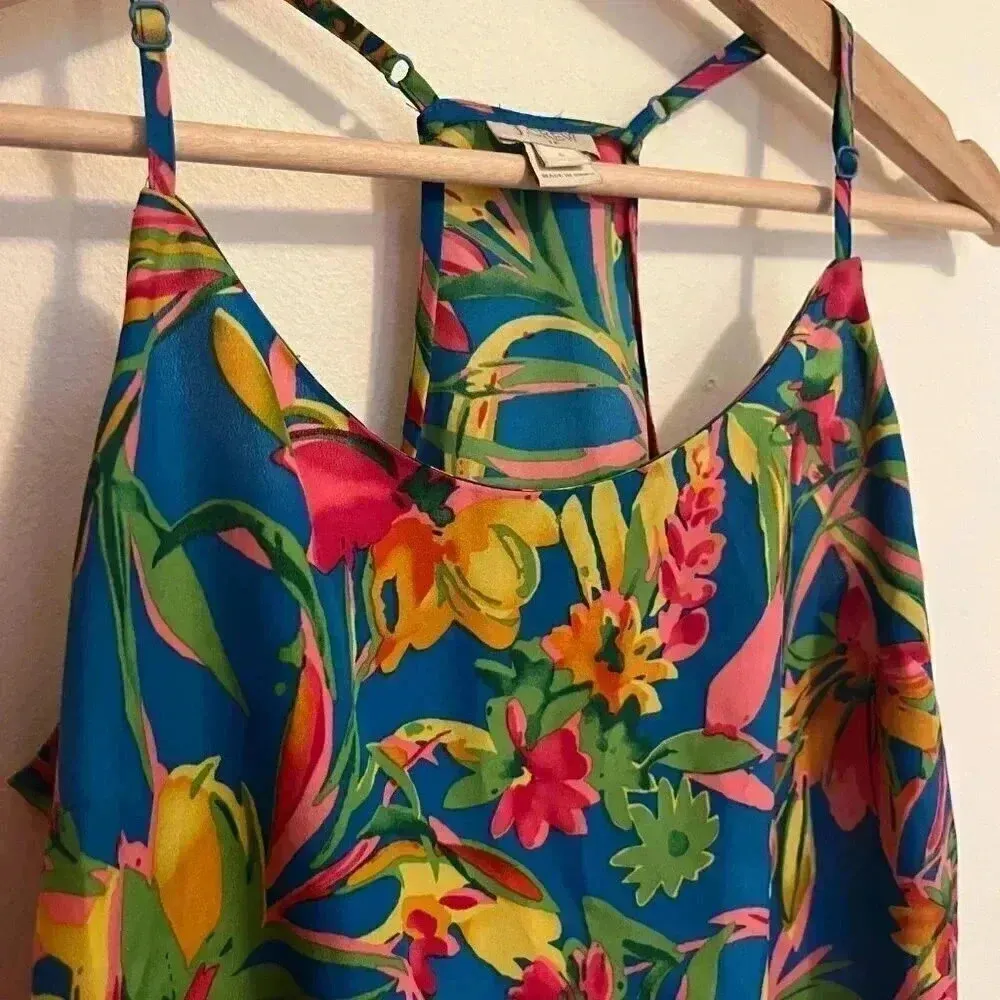 J. Crew Tropical Racerback Tank - Image 3