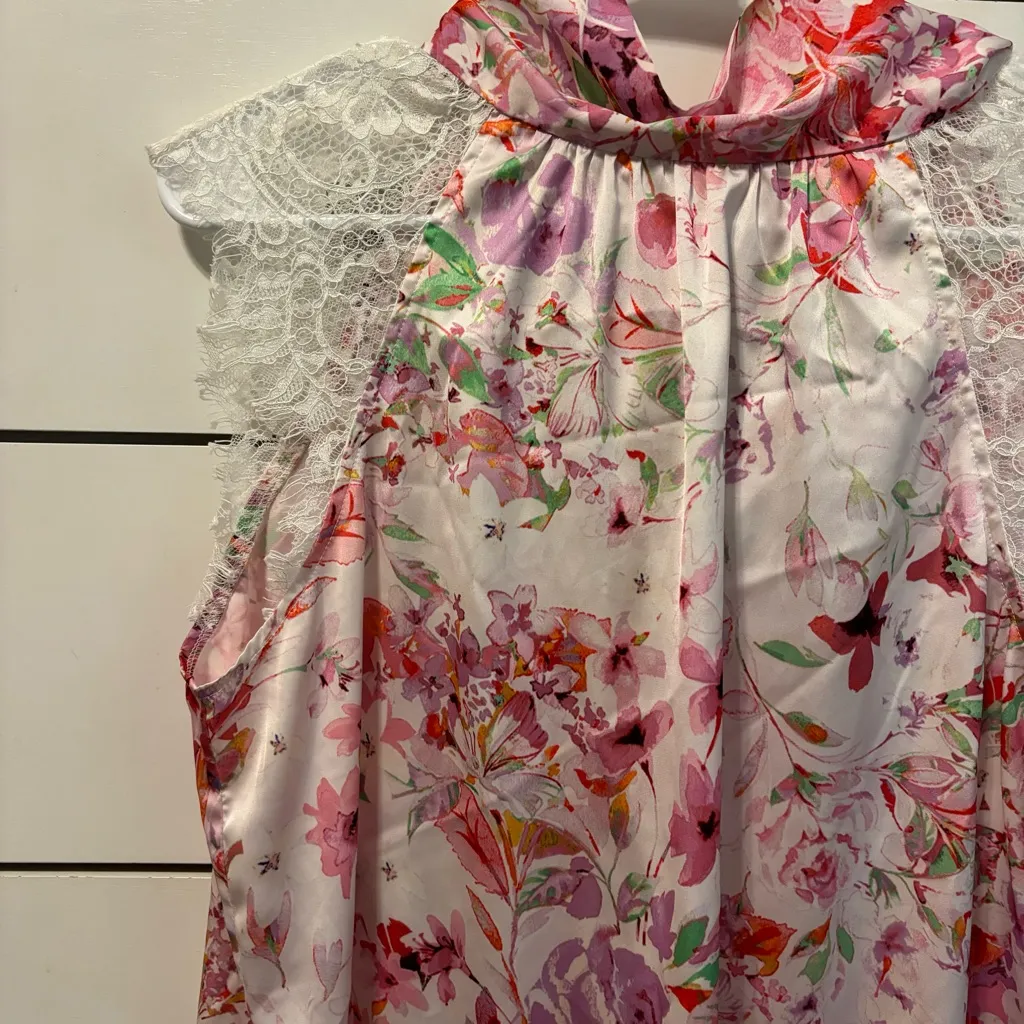 Generation Love Jeffa Floral Halter Blouse - Image 6