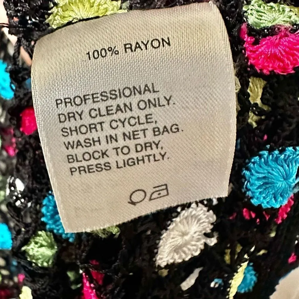 Classiques Entier black floral embroidered top - Image 6