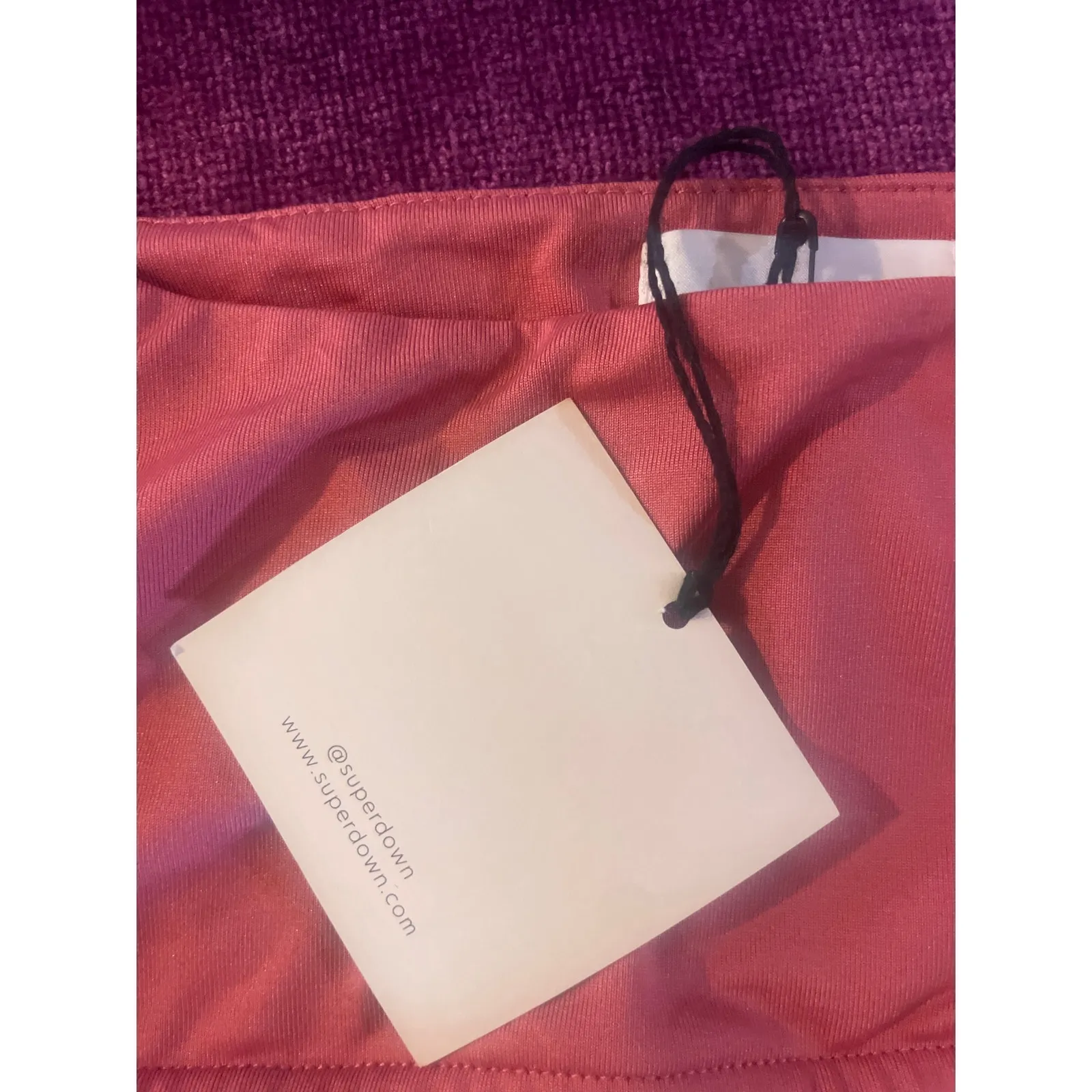 Revolve SUPERDOWN Bandeau Top (Swim or Crop Top?) Size Small S - Image 3