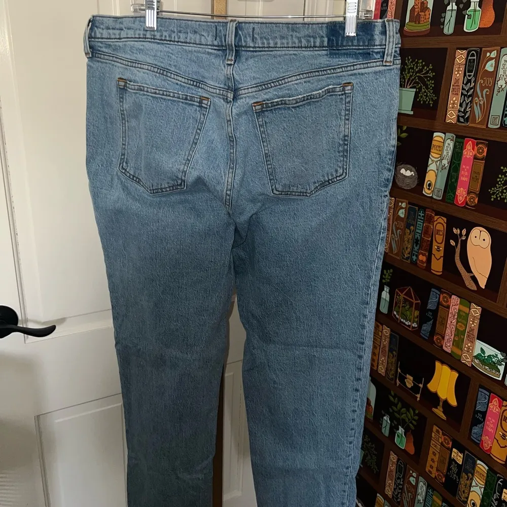 Abercrombie & Fitch Blue Straight Jeans Classic Style 33/16L - Image 6