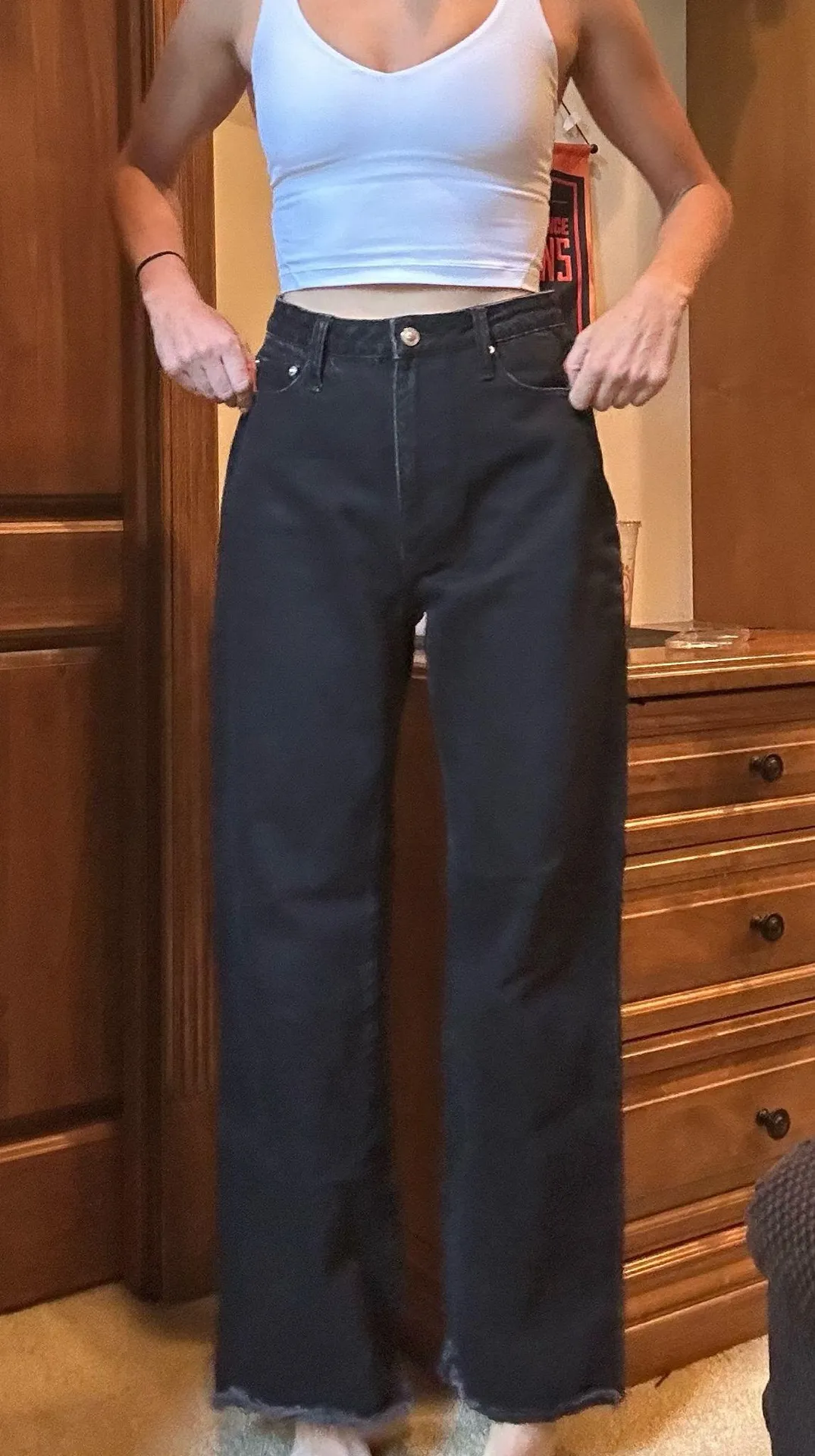 Princess Polly CAREY DENIM JEANS BLACK - Image 2