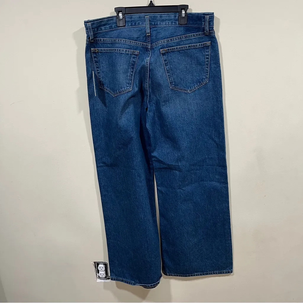 RE/DONE 70s  Wide-Leg Jeans in 60s Fade Organic Cotton Size 29 NWT Baggy - Image 7