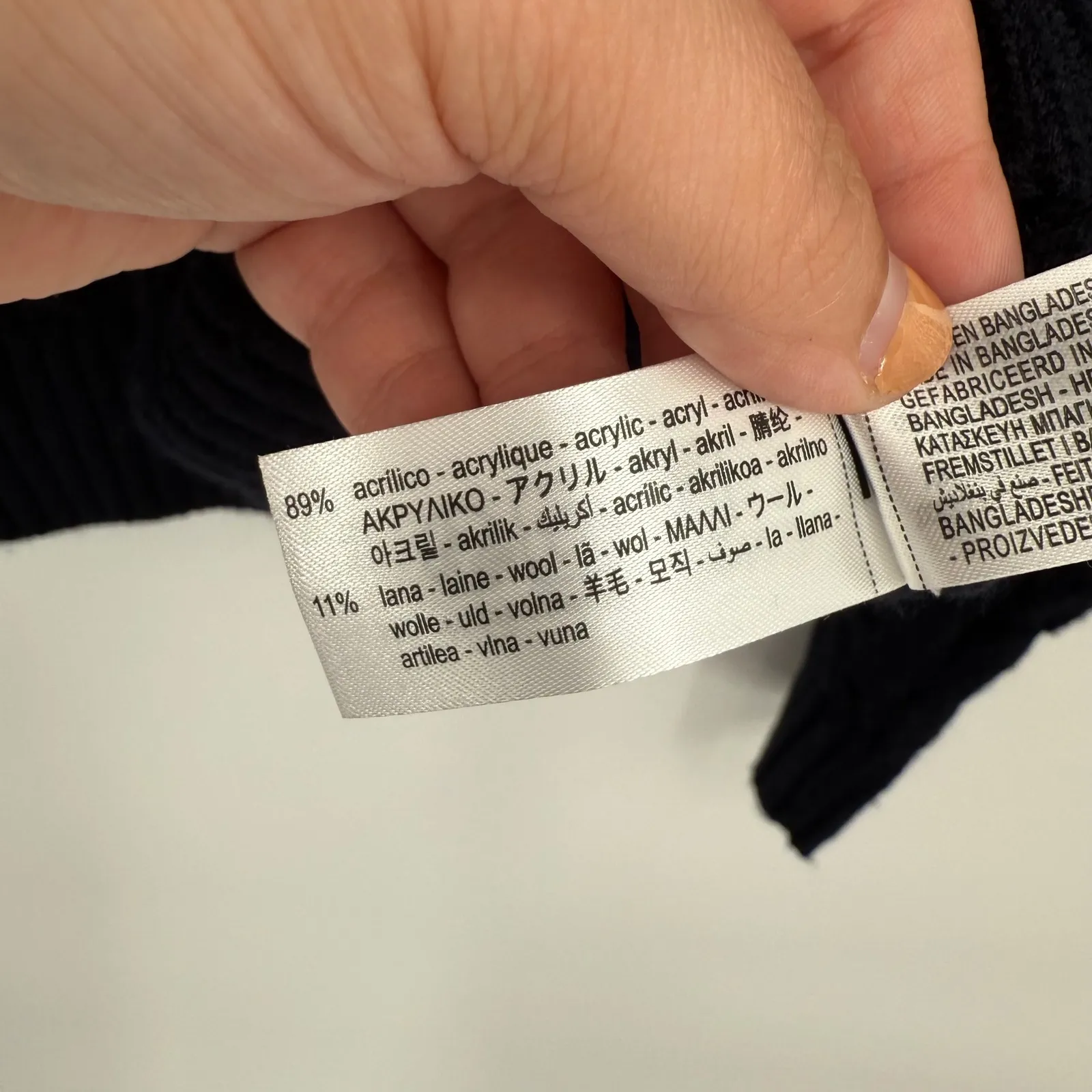 Zara Black Cable Knit Button Front Cardigan Sweater Size Medium - Image 6