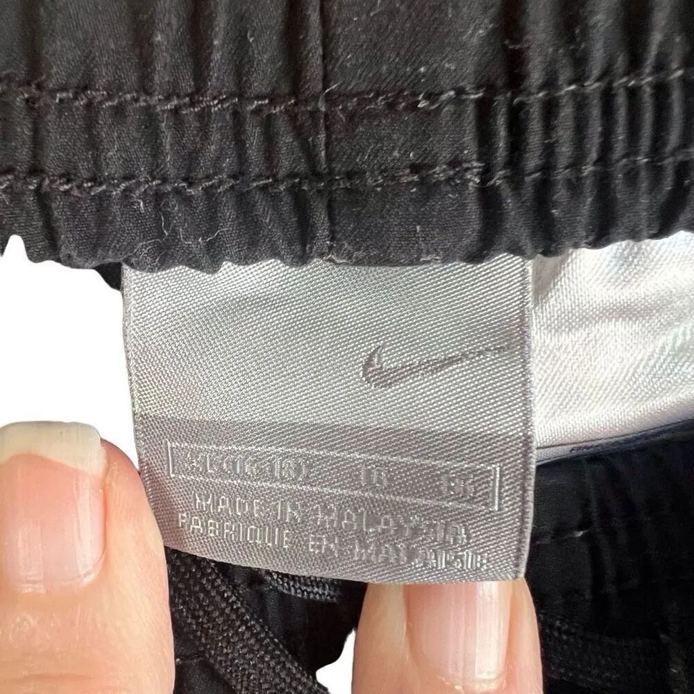 Nike Dri‎ Fit Womens Black White Track Pants Striped Sides Size XL Activewear - Image 6