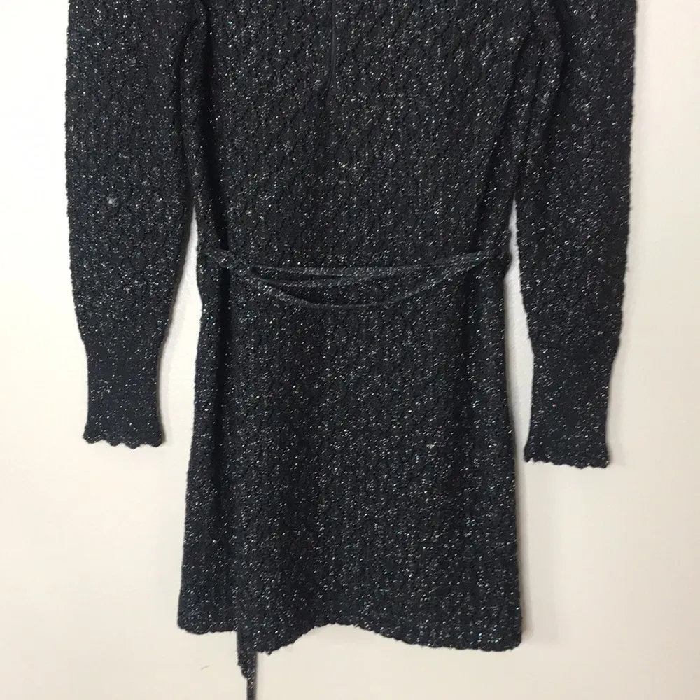 The carriage trade vintage dress with sparkles and knit style size small - Image 11