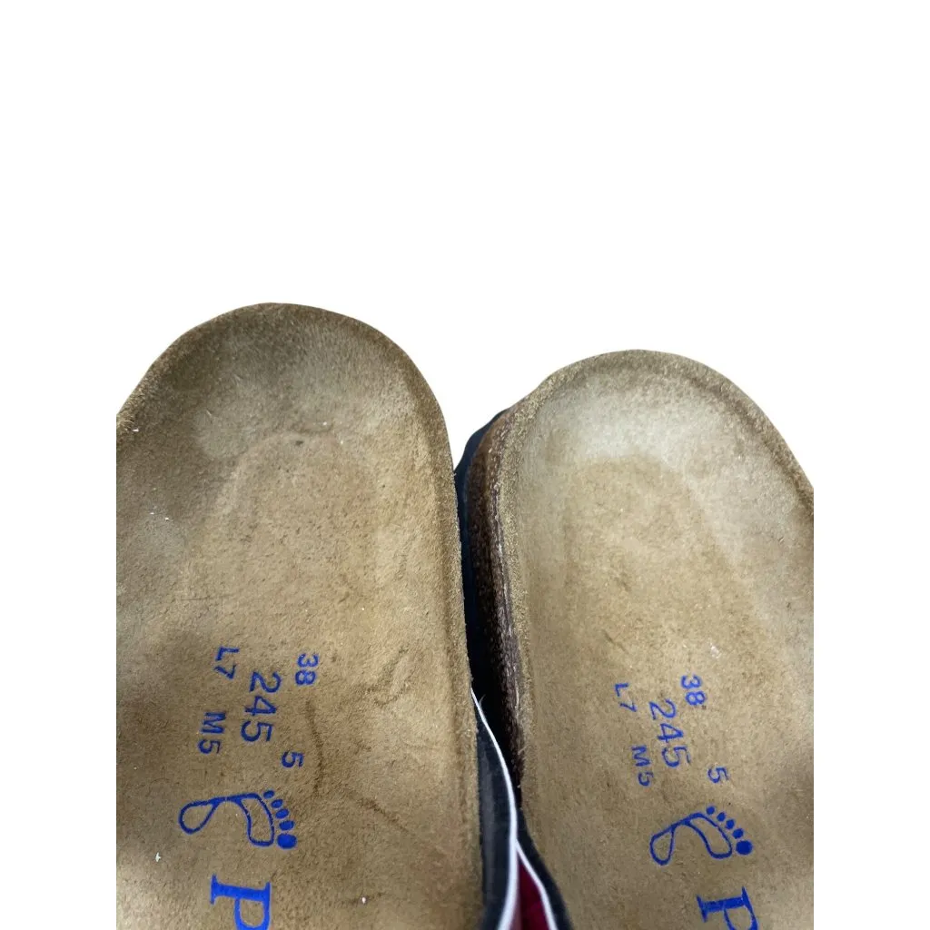 Birkenstock Papillio Womens Pink floral Sandals Size 38/8US - Image 12