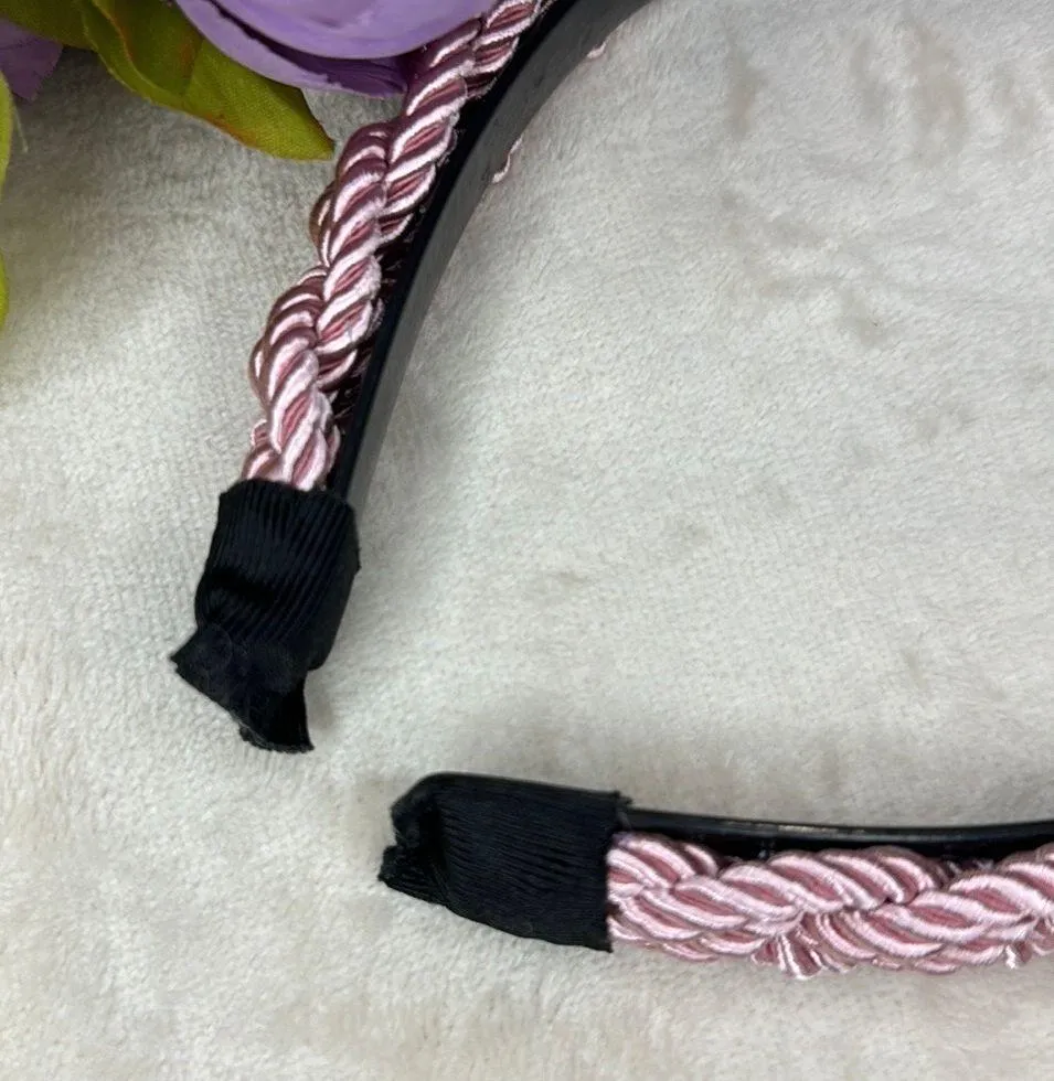 NEW Pink Braided Rope Headband - Image 6