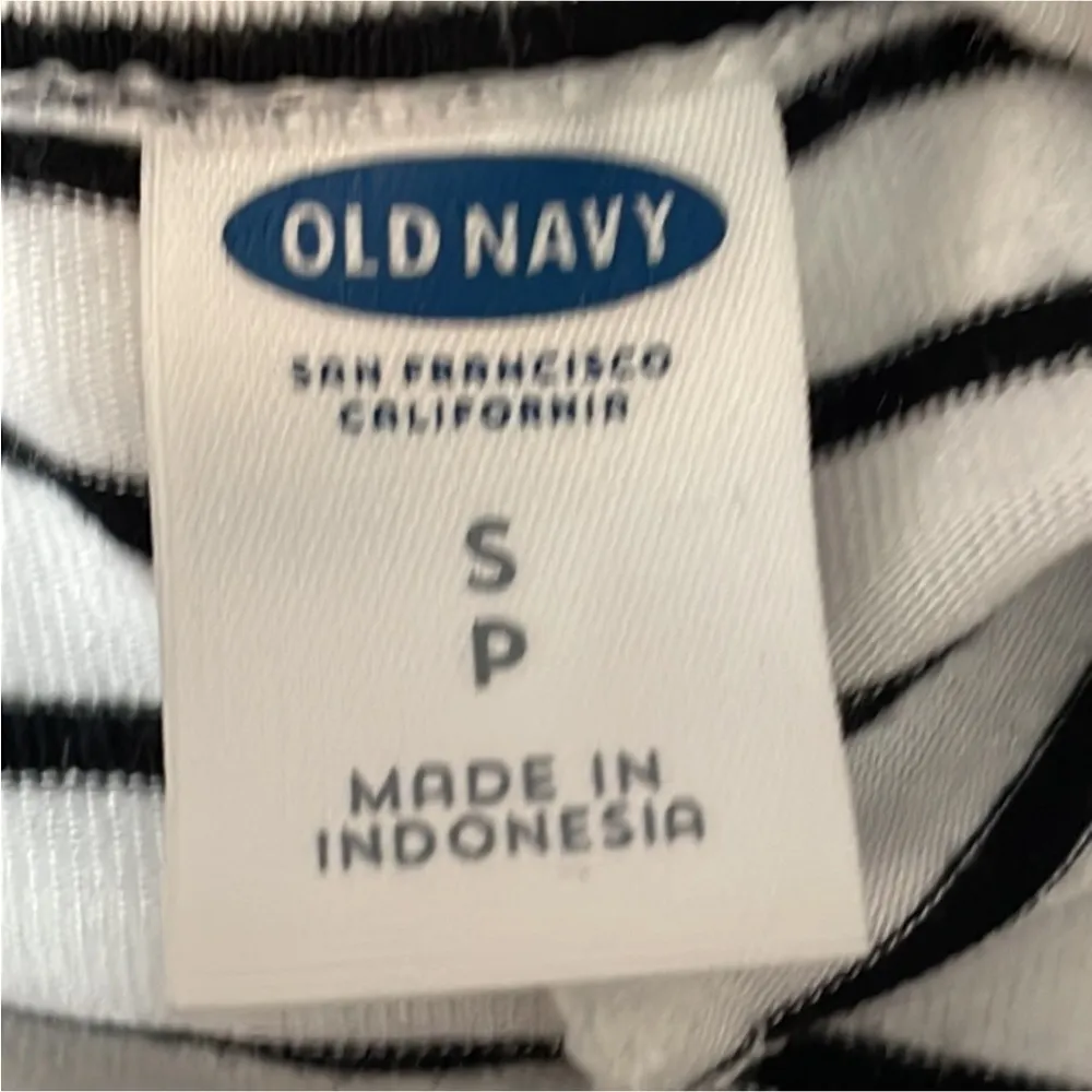 Old Navy Lace Up Striped T-Shirt Dress - Image 3