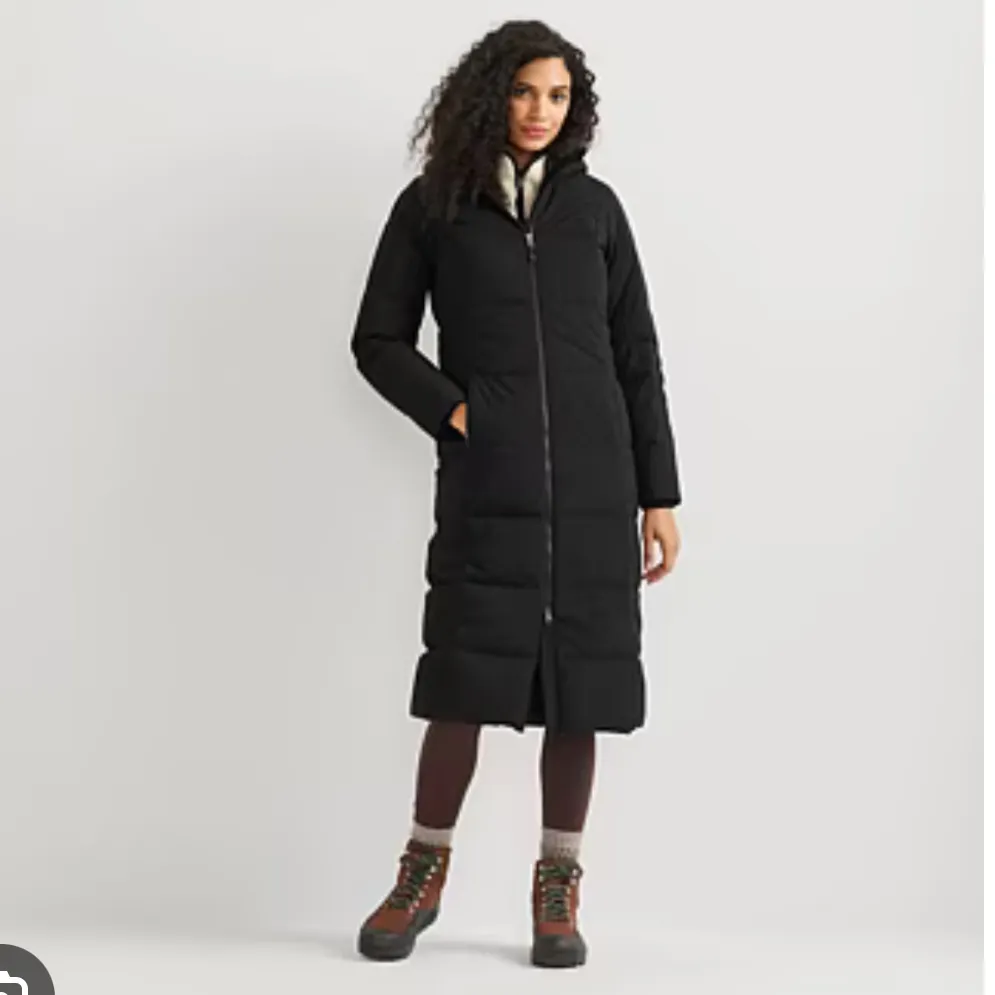 Eddie Bauer Glacier Peak Seamless Black Long Down Puffer Coat Jacket - Image 13