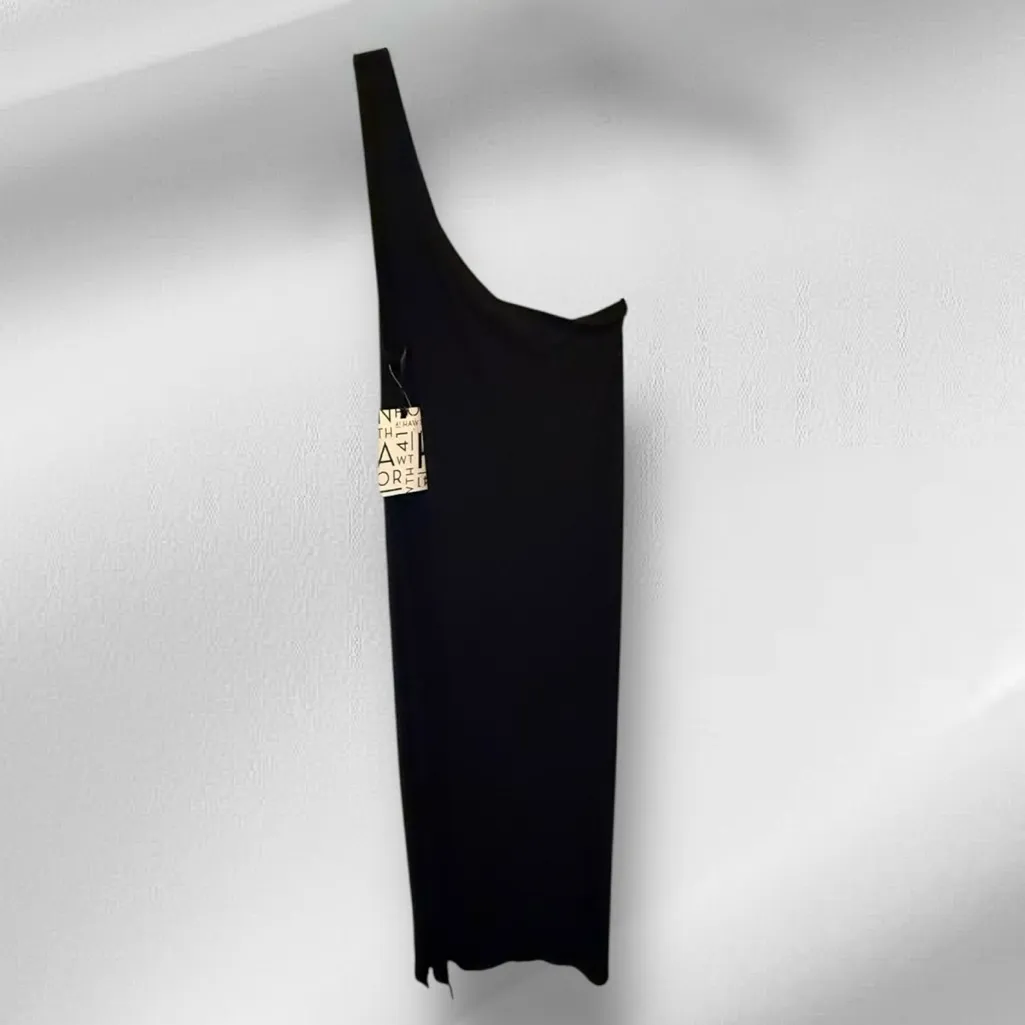 41‎ Hawthorn Black One Shoulder Dress nwt Size M - Image 5