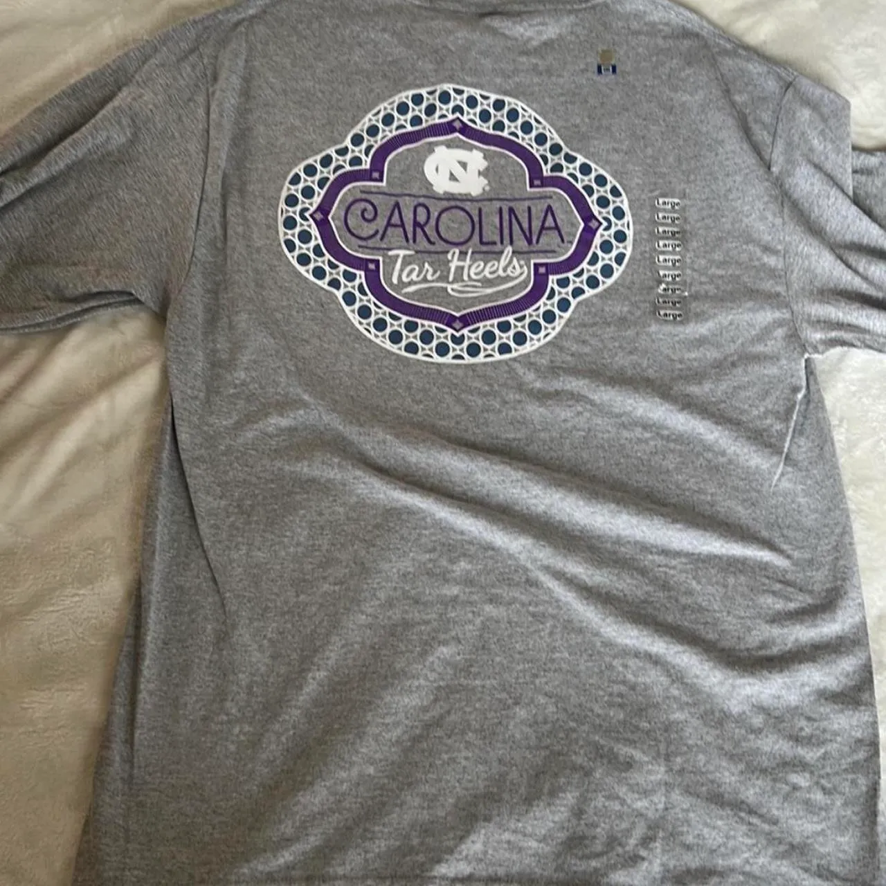 Hanes Carolina Tar Heels Long Sleeve Tee - Image 3