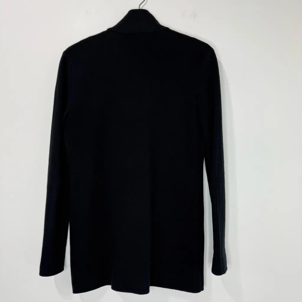 J. Crew Schoolboy Sweater Navy Blue  Knit Blazer Classic Tailored Workwear XS - Image 6