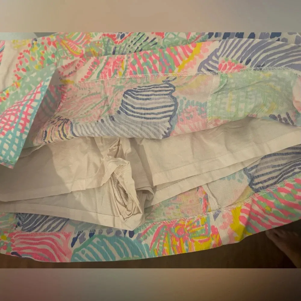 Lilly Pulitzer Skort Roar Of The Seas Shell Beachy Print Preppy Southern Sz 8 - Image 8