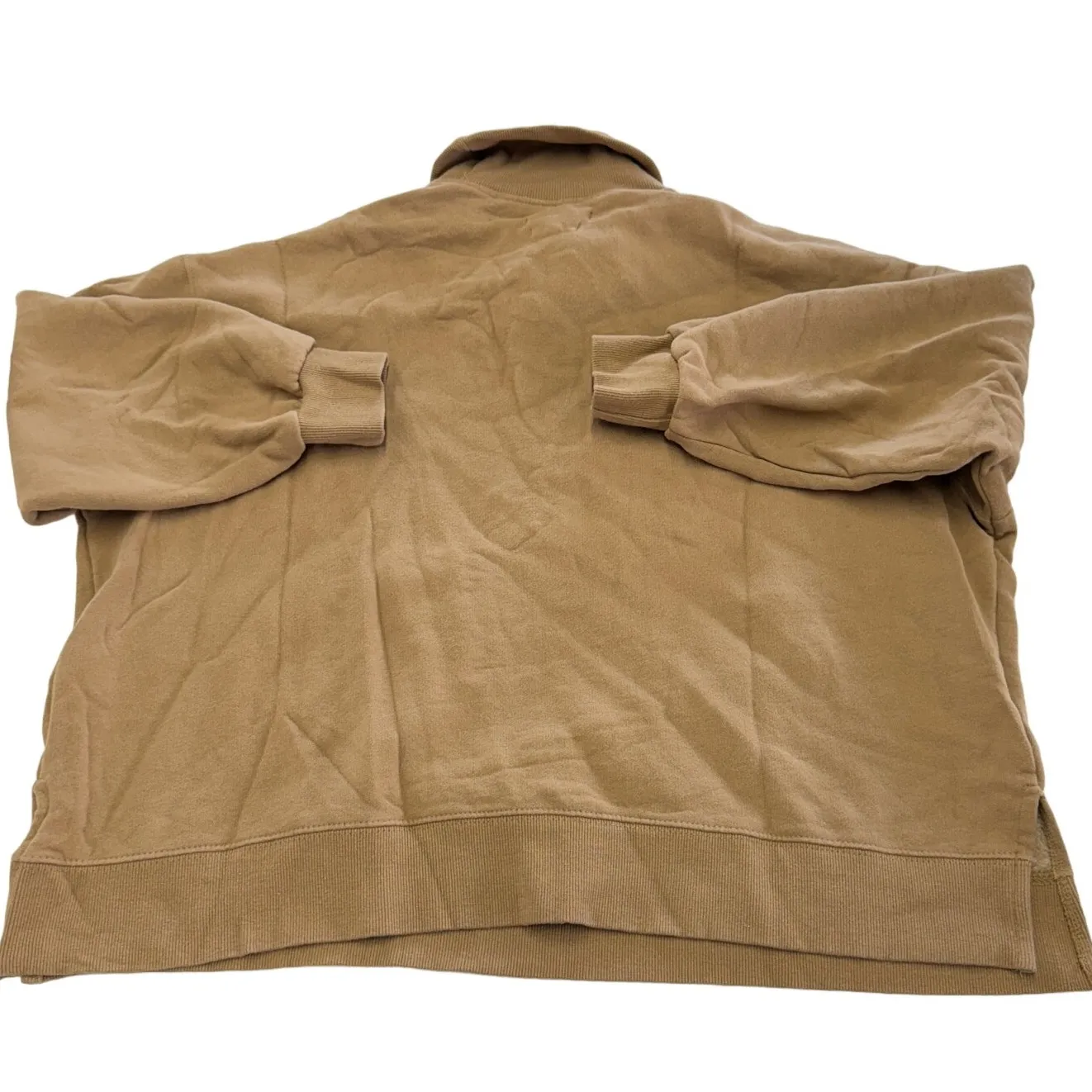 Native‎ Youth Sweater Small Brown Tan Turtleneck Sweatshirt Cotton - Image 2