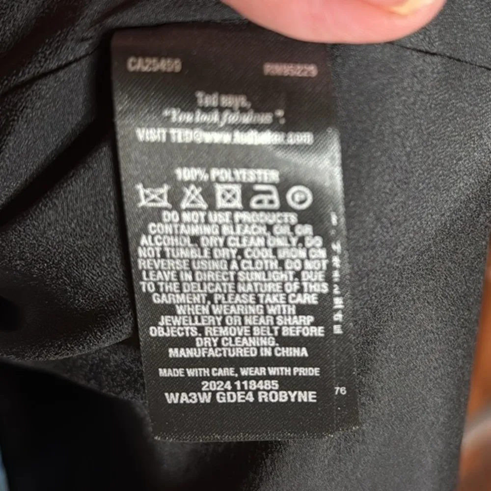 Ted Baker Robyne Oil Painting Floral Cowl Neck Midi Dress Size 1 / US 4 - Image 11