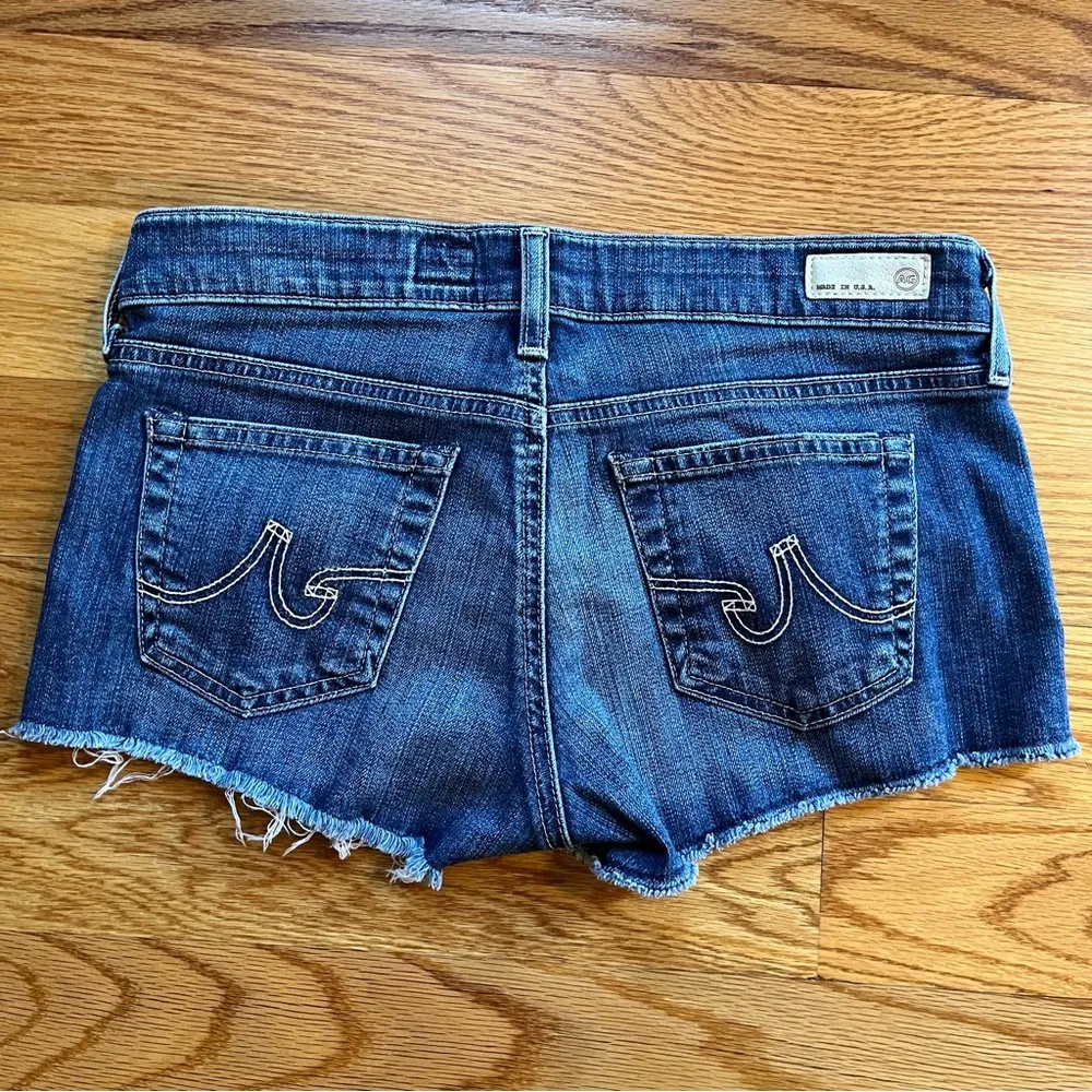 AG Adriano goldschmied daisy super low rise cutoff jean shorts size 29 - Image 2