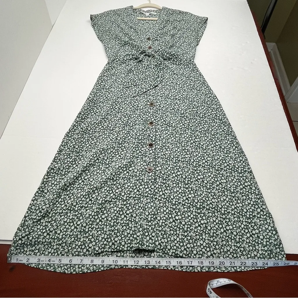 Veronica Beard Floral Giana Dress Green White Floral Womens Size 2 *FLAWED* - Image 13
