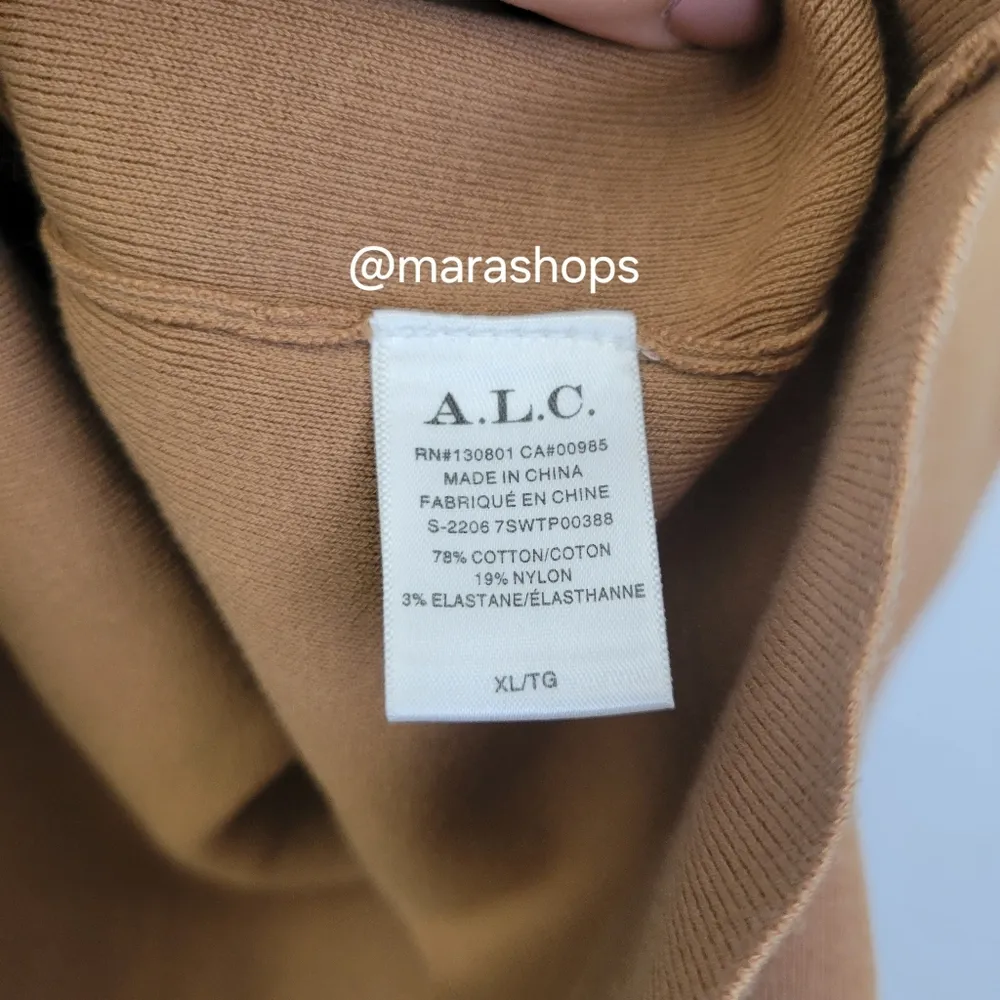 A.L.C. Taylor Rib Knit Polo Top - Image 4
