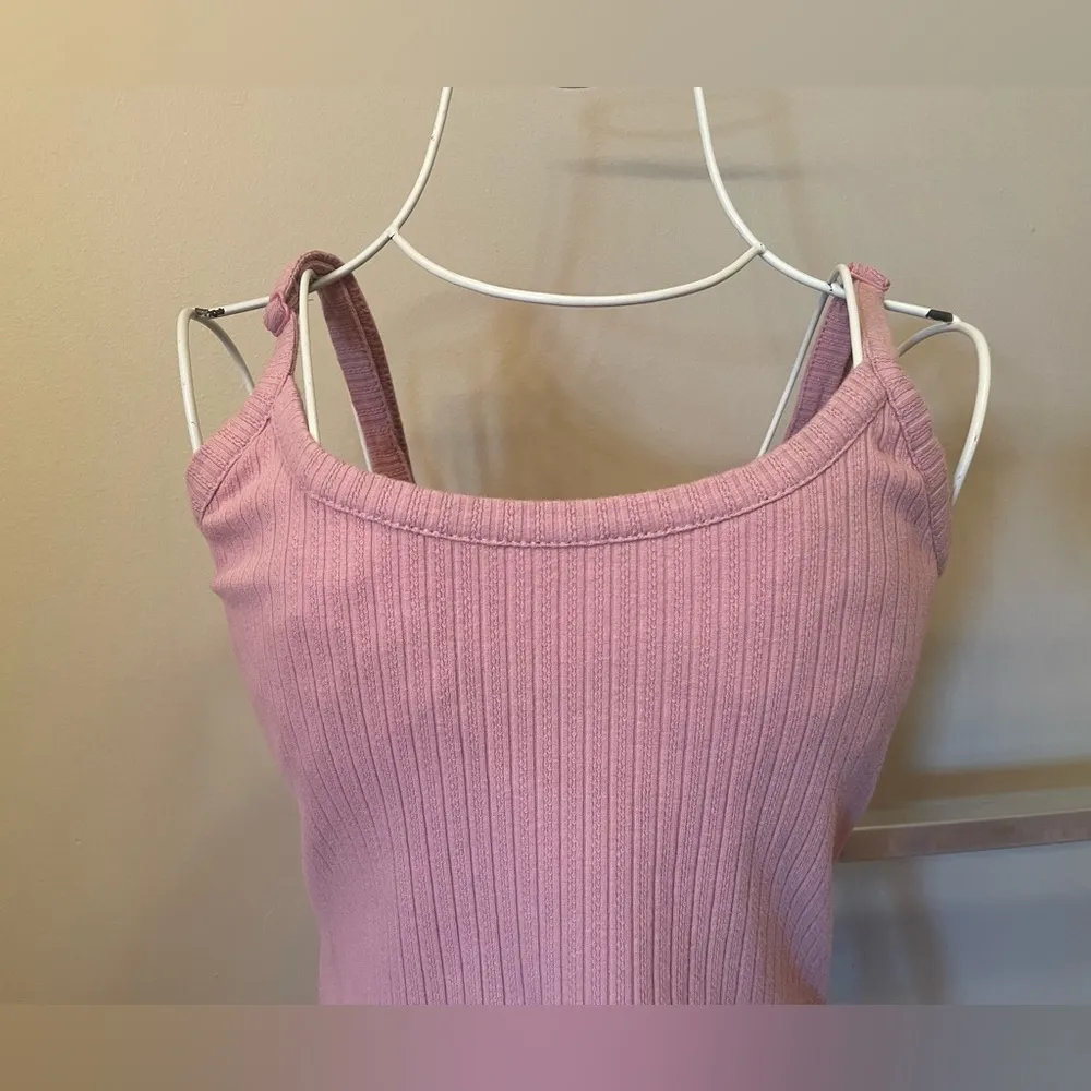 Tilly’s Heart and Hips Ribbed Tribal Spaghetti Strap Cropped Tank Top - Image 3