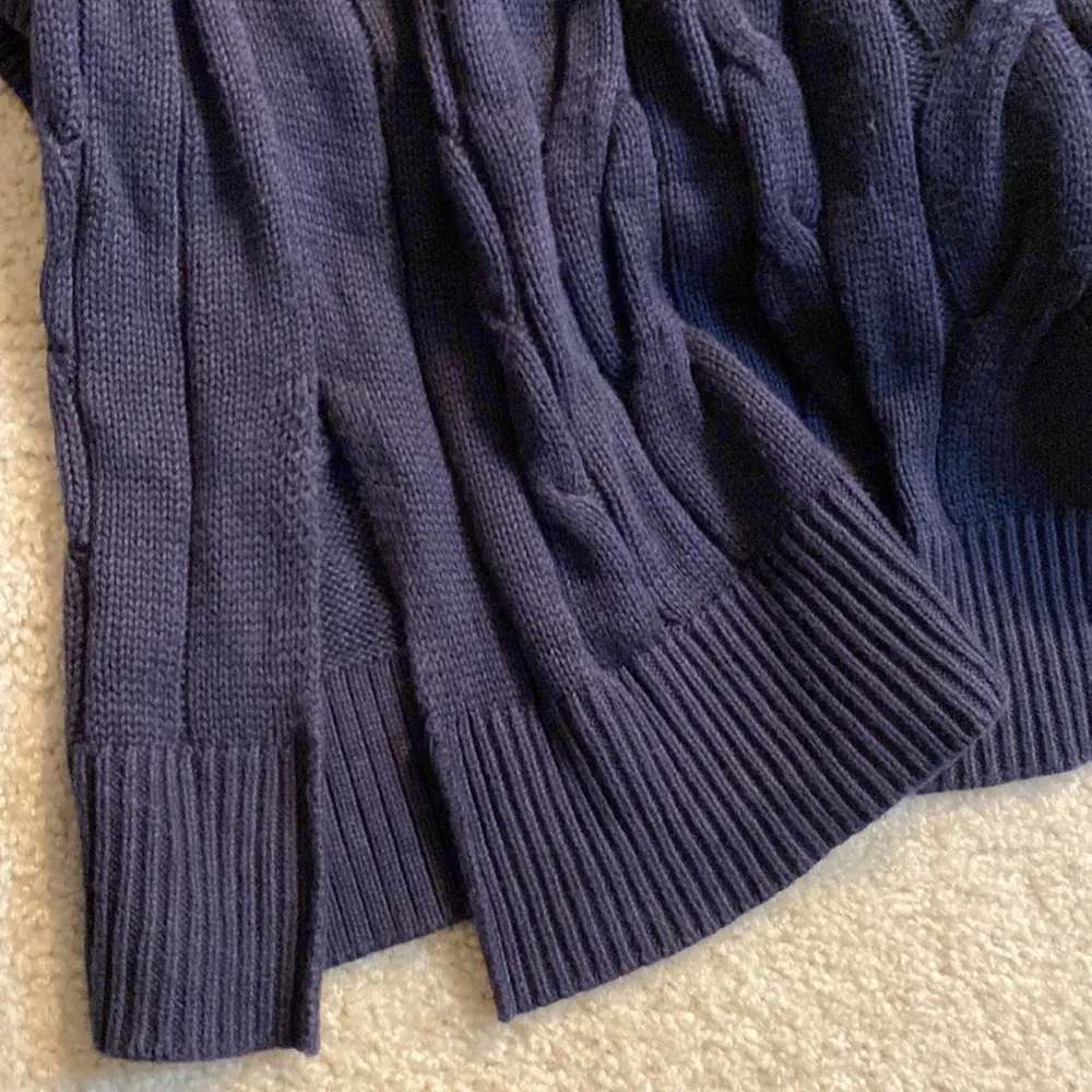 Navy knitted short sleeve sweater Michael Kors - Image 7