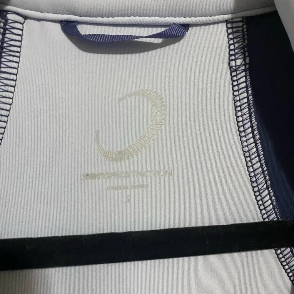 Zero Restriction Navy Blue Zip Up Golf Jacket size Small - Image 7